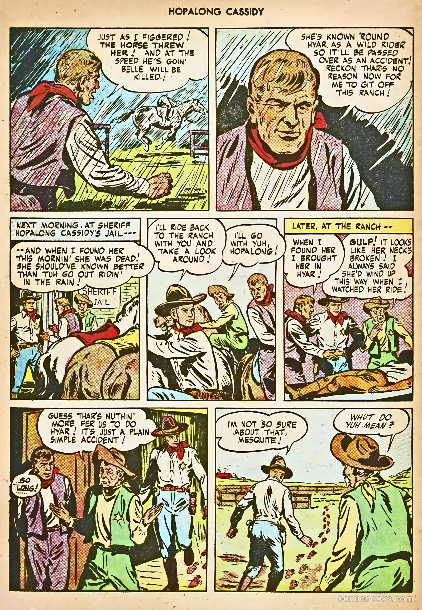 Hopalong Cassidy #5 (1947) — page 18 of 52