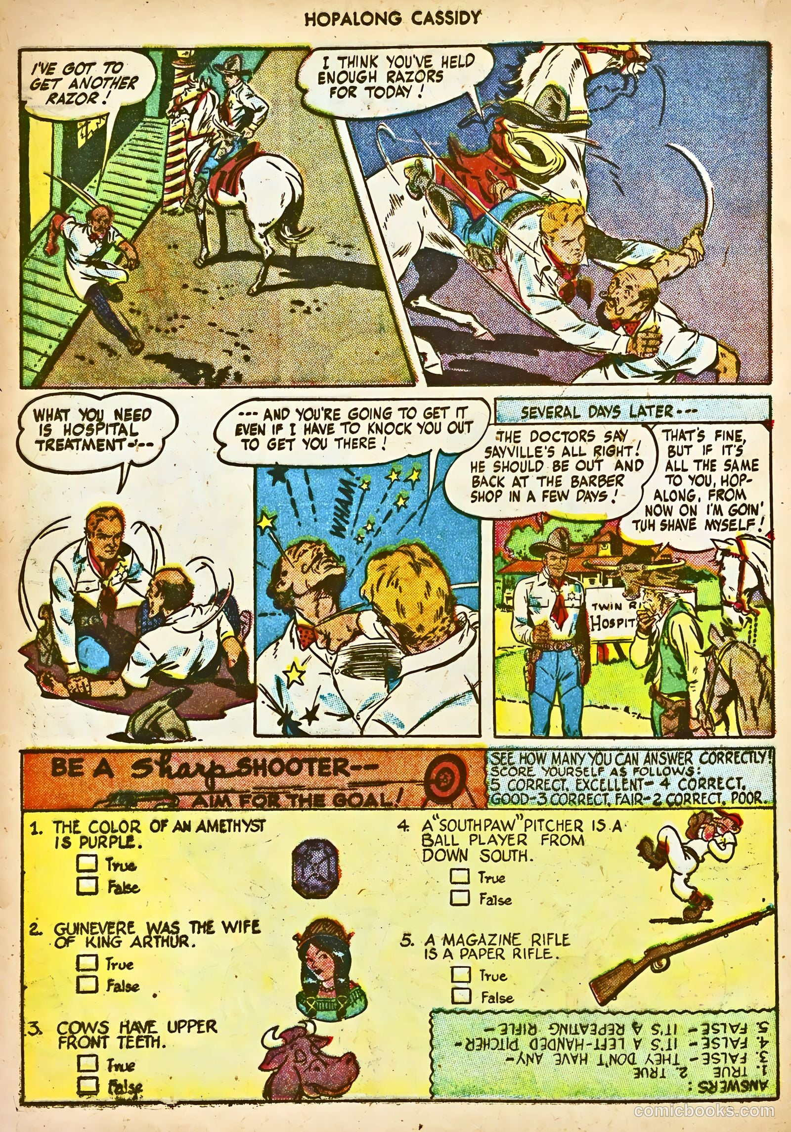 Hopalong Cassidy #5 (1947) — page 30 of 52