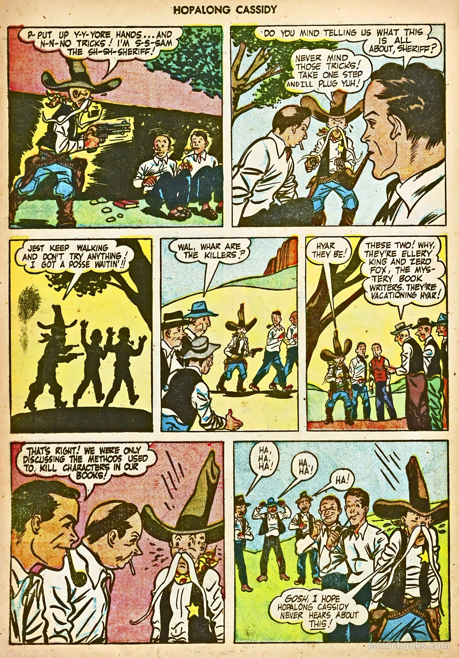 Hopalong Cassidy #5 (1947) — page 36 of 52