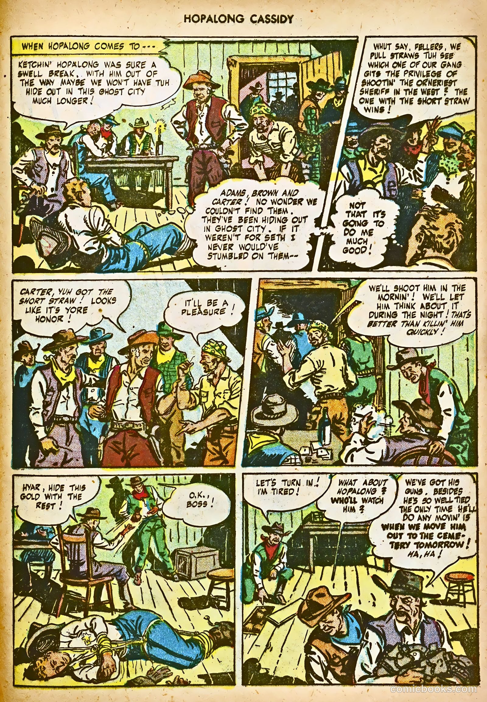 Hopalong Cassidy #5 (1947) — page 41 of 52