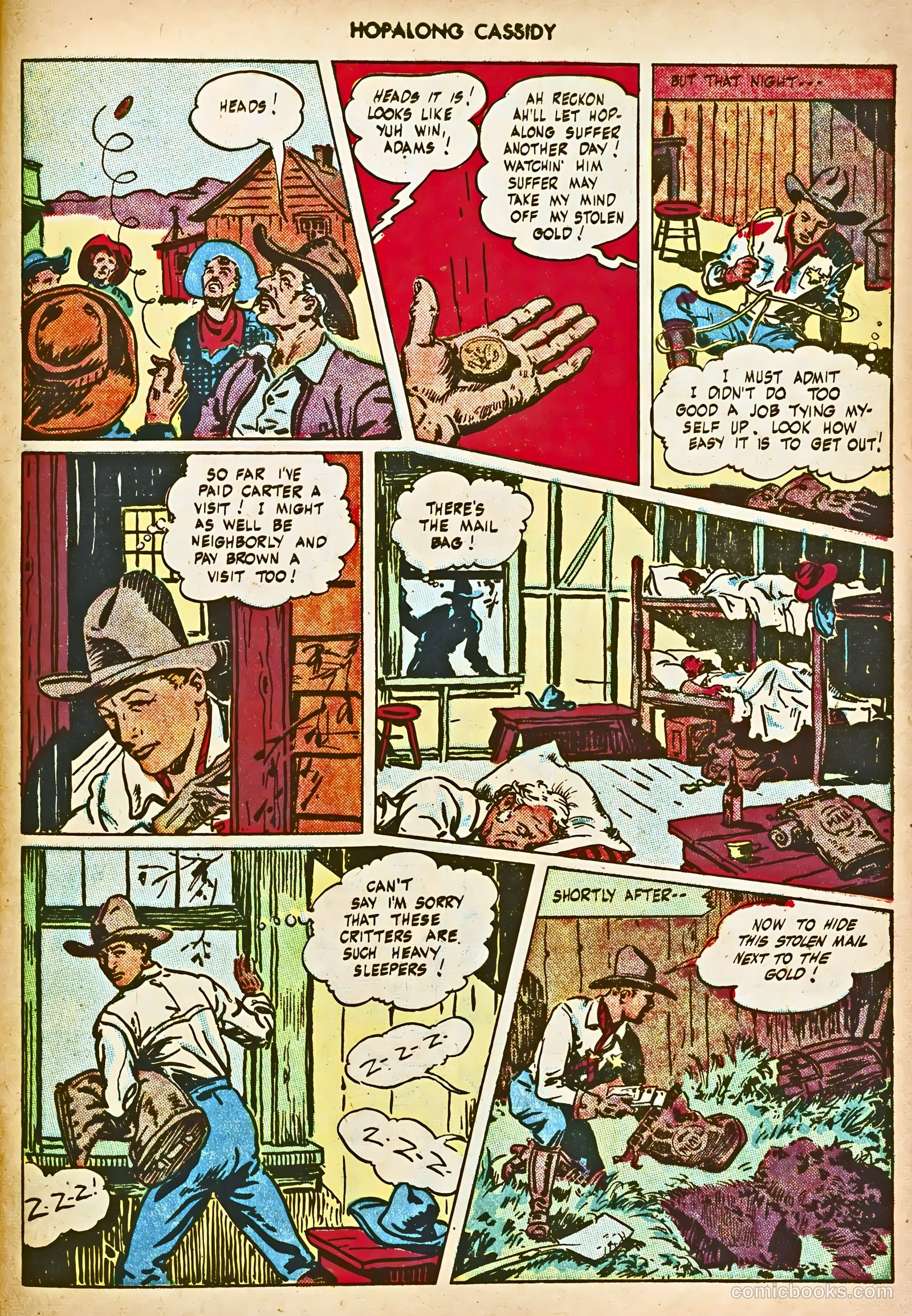Hopalong Cassidy #5 (1947) — page 45 of 52