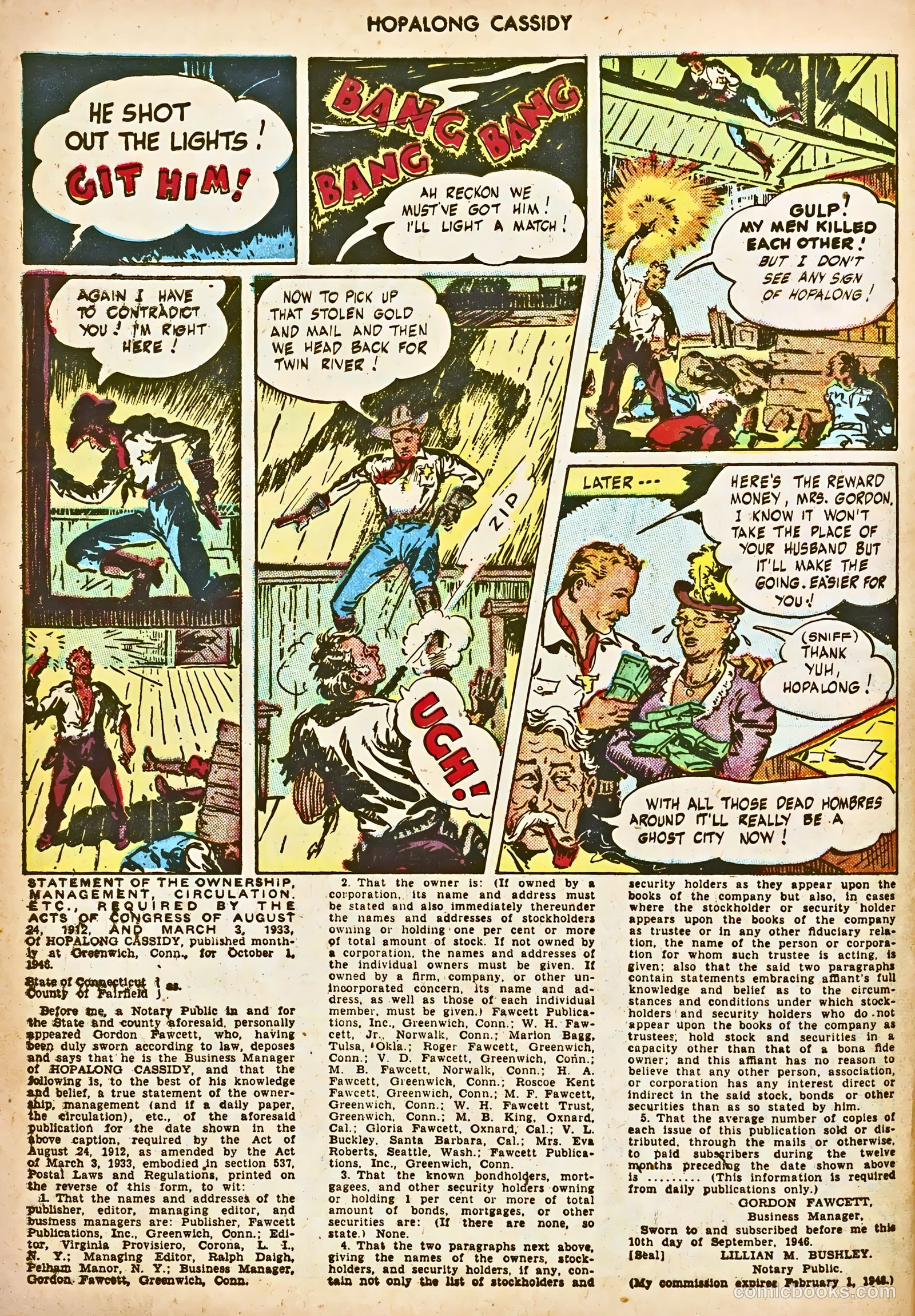 Hopalong Cassidy #5 (1947) — page 48 of 52