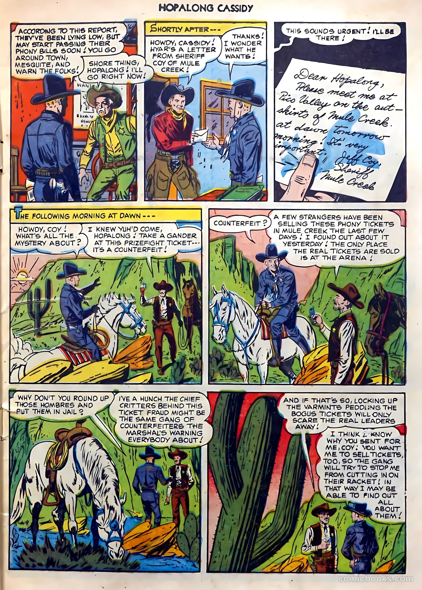 Hopalong Cassidy #50 (1950) — page 5 of 52