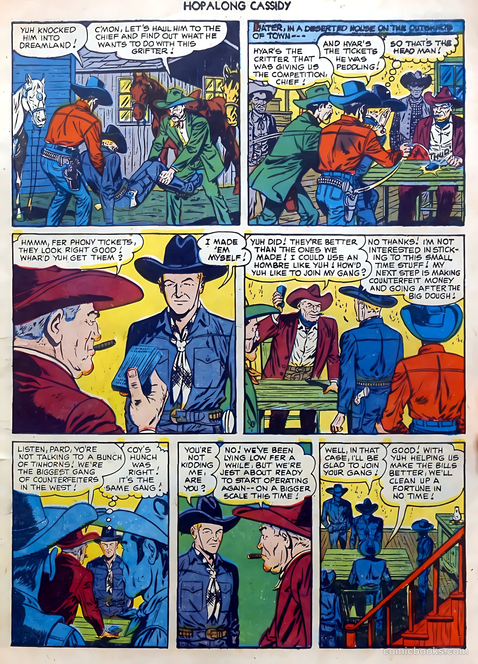 Hopalong Cassidy #50 (1950) — page 7 of 52