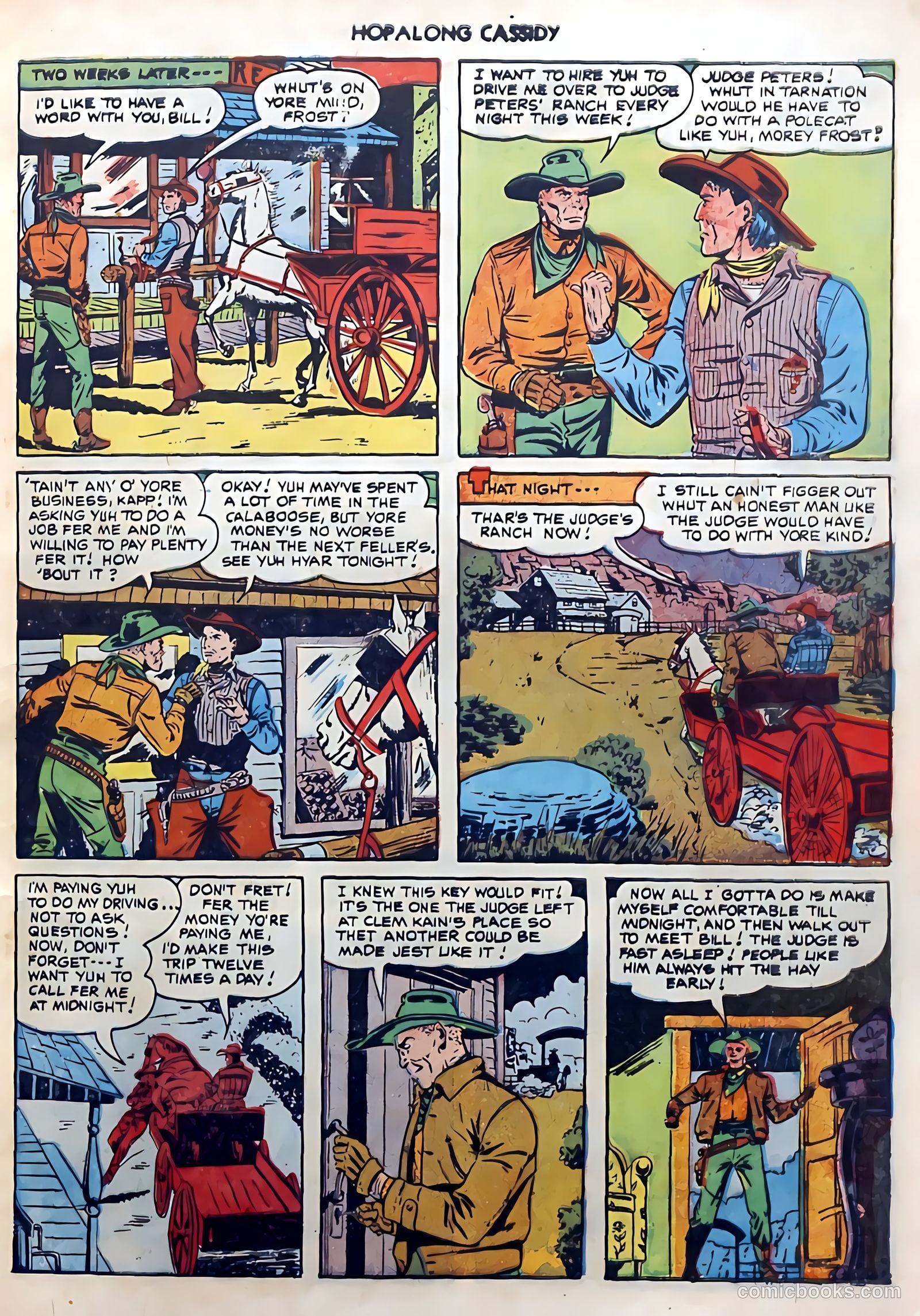 Hopalong Cassidy #50 (1950) — page 21 of 52