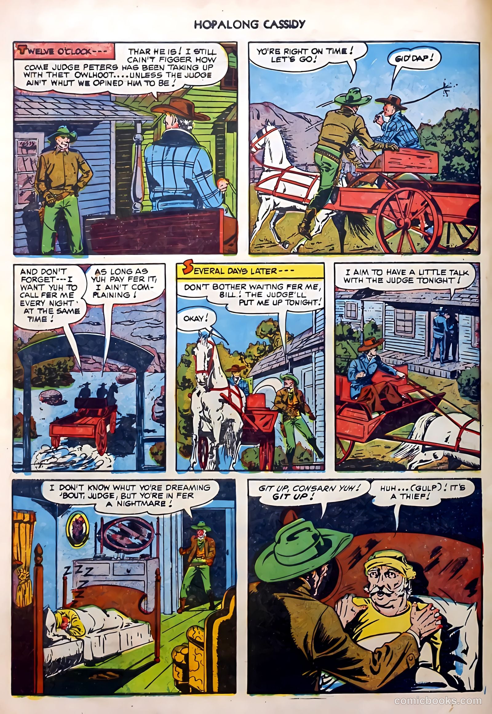 Hopalong Cassidy #50 (1950) — page 22 of 52