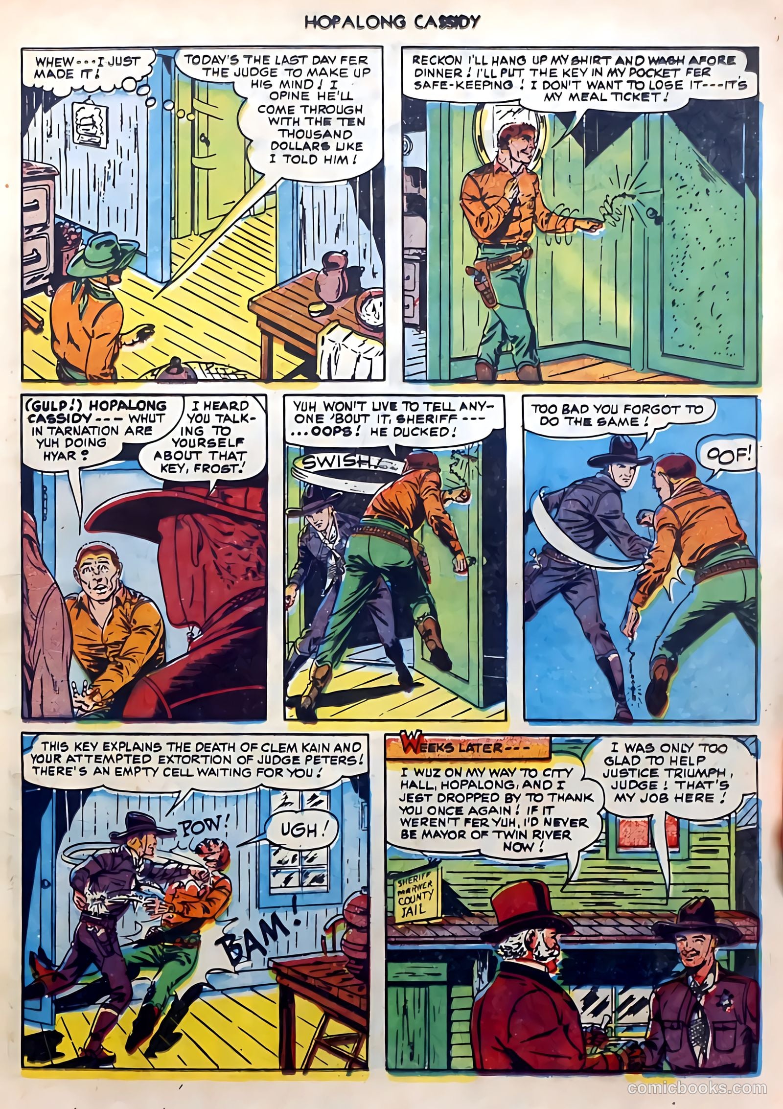 Hopalong Cassidy #50 (1950) — page 25 of 52