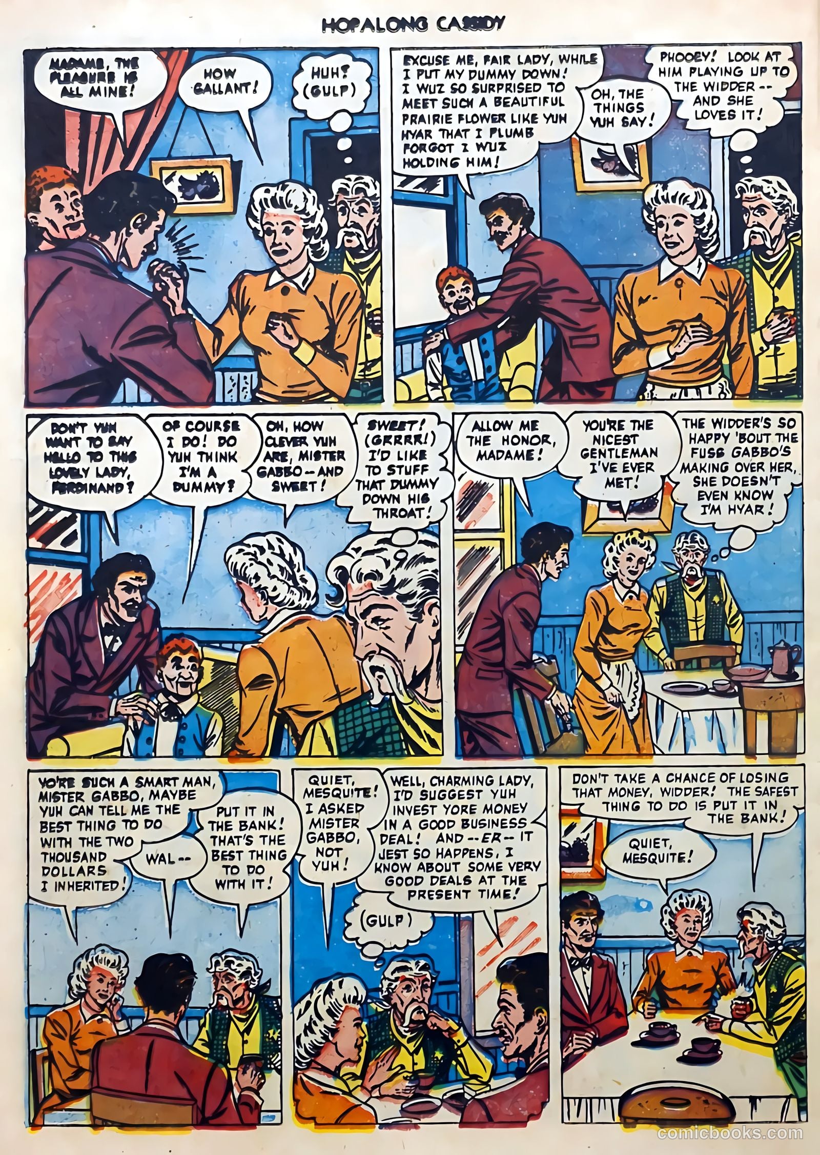 Hopalong Cassidy #50 (1950) — page 28 of 52