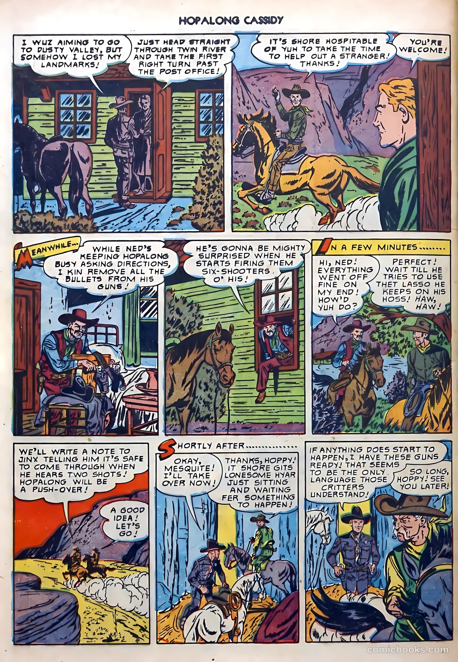 Hopalong Cassidy #50 (1950) — page 44 of 52
