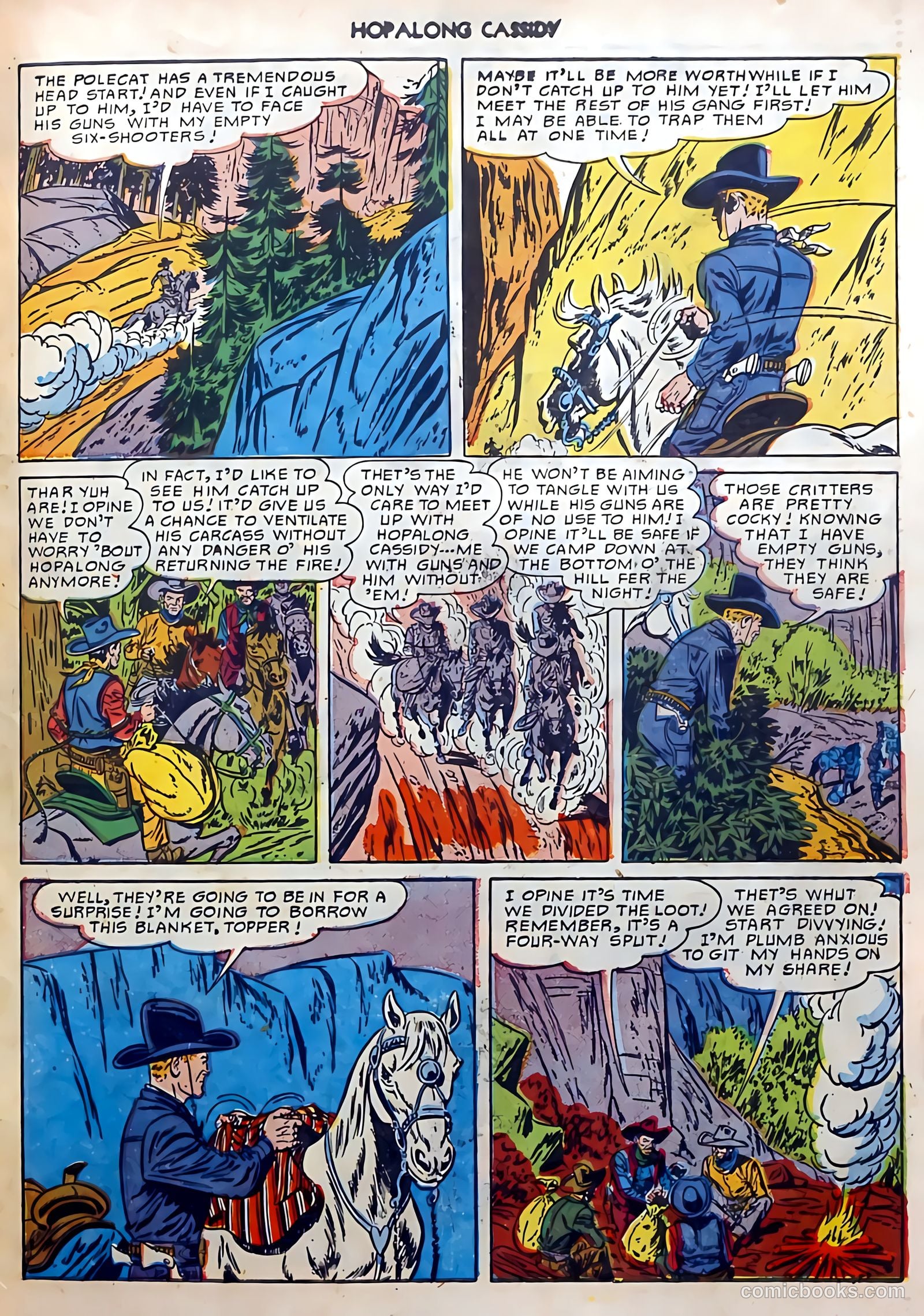 Hopalong Cassidy #50 (1950) — page 47 of 52
