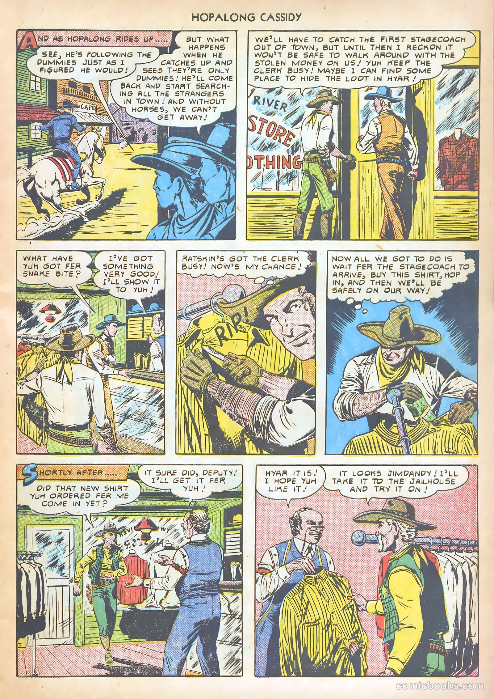 Hopalong Cassidy #51 (1951) — page 21 of 52