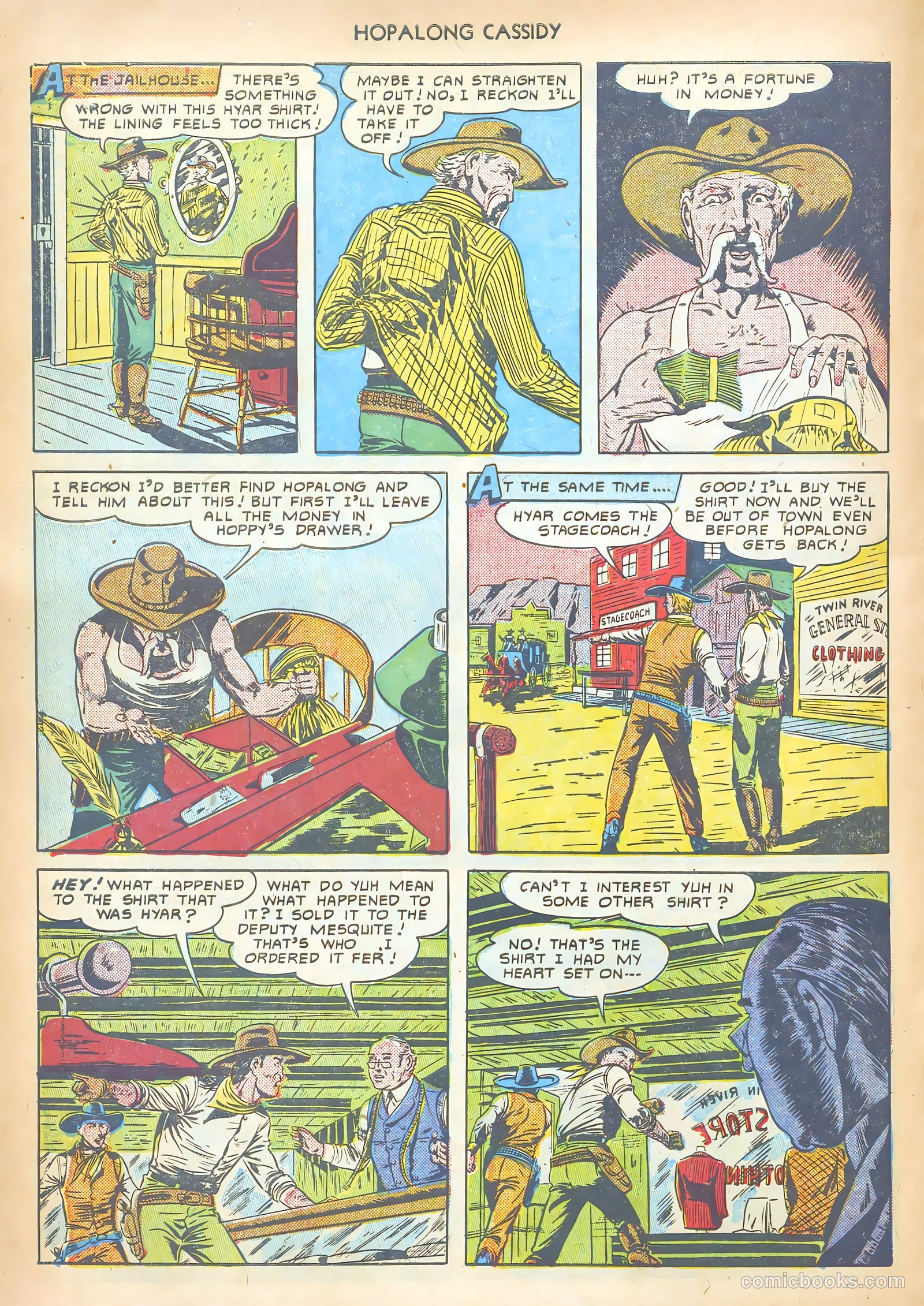 Hopalong Cassidy #51 (1951) — page 22 of 52