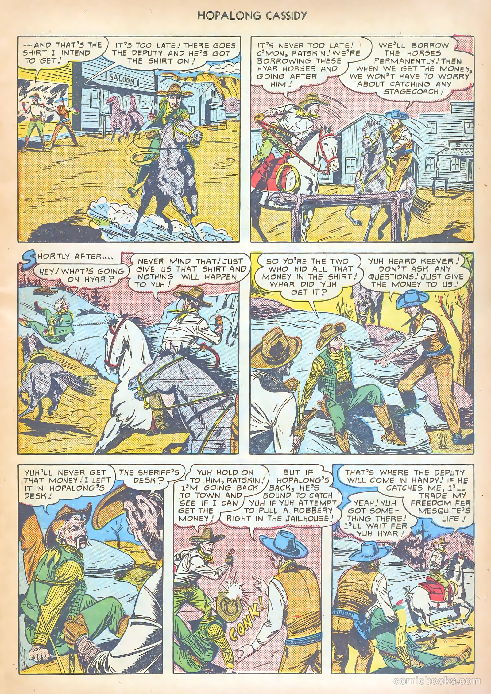 Hopalong Cassidy #51 (1951) — page 23 of 52