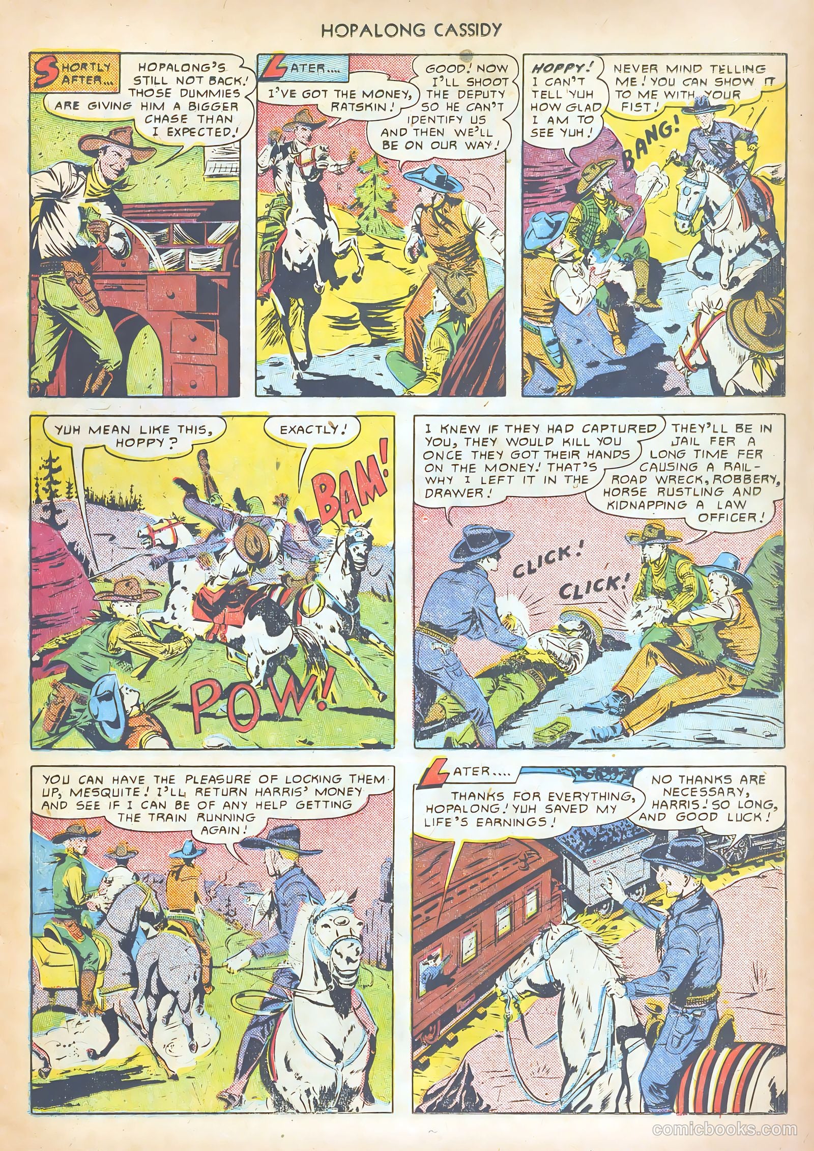 Hopalong Cassidy #51 (1951) — page 25 of 52