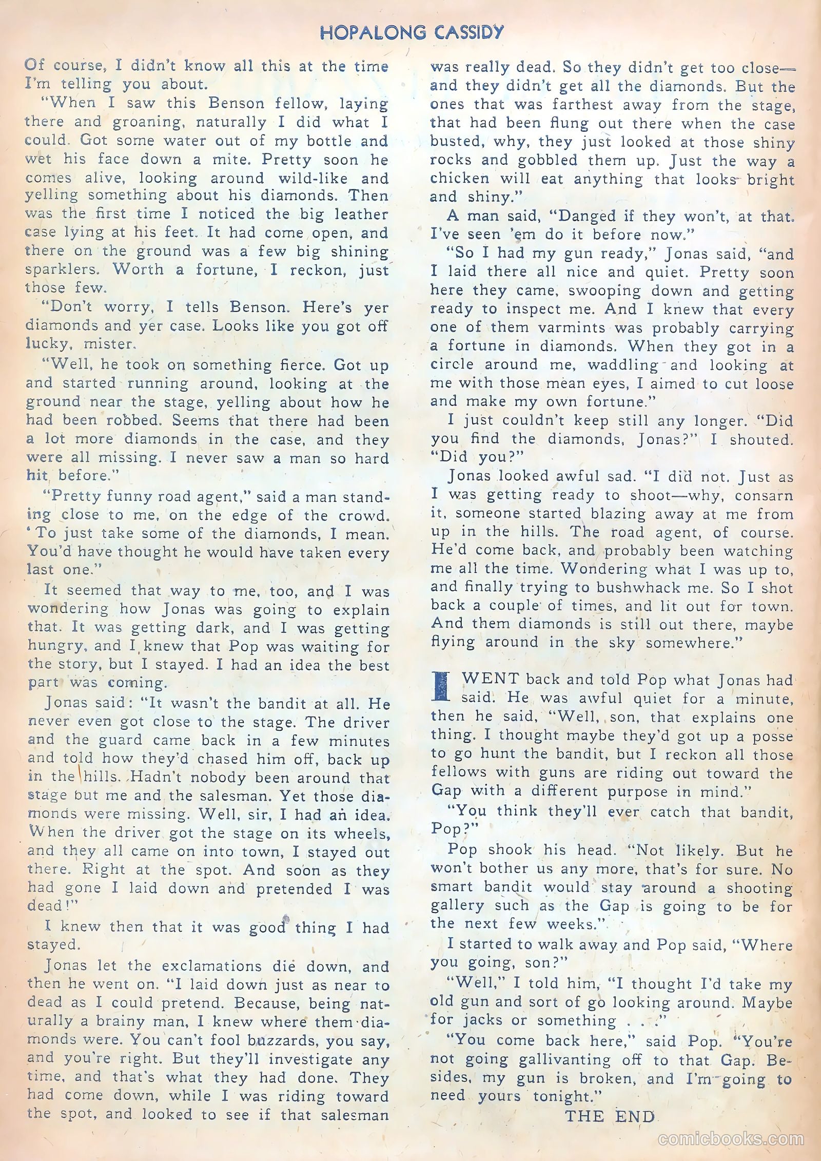 Hopalong Cassidy #51 (1951) — page 34 of 52