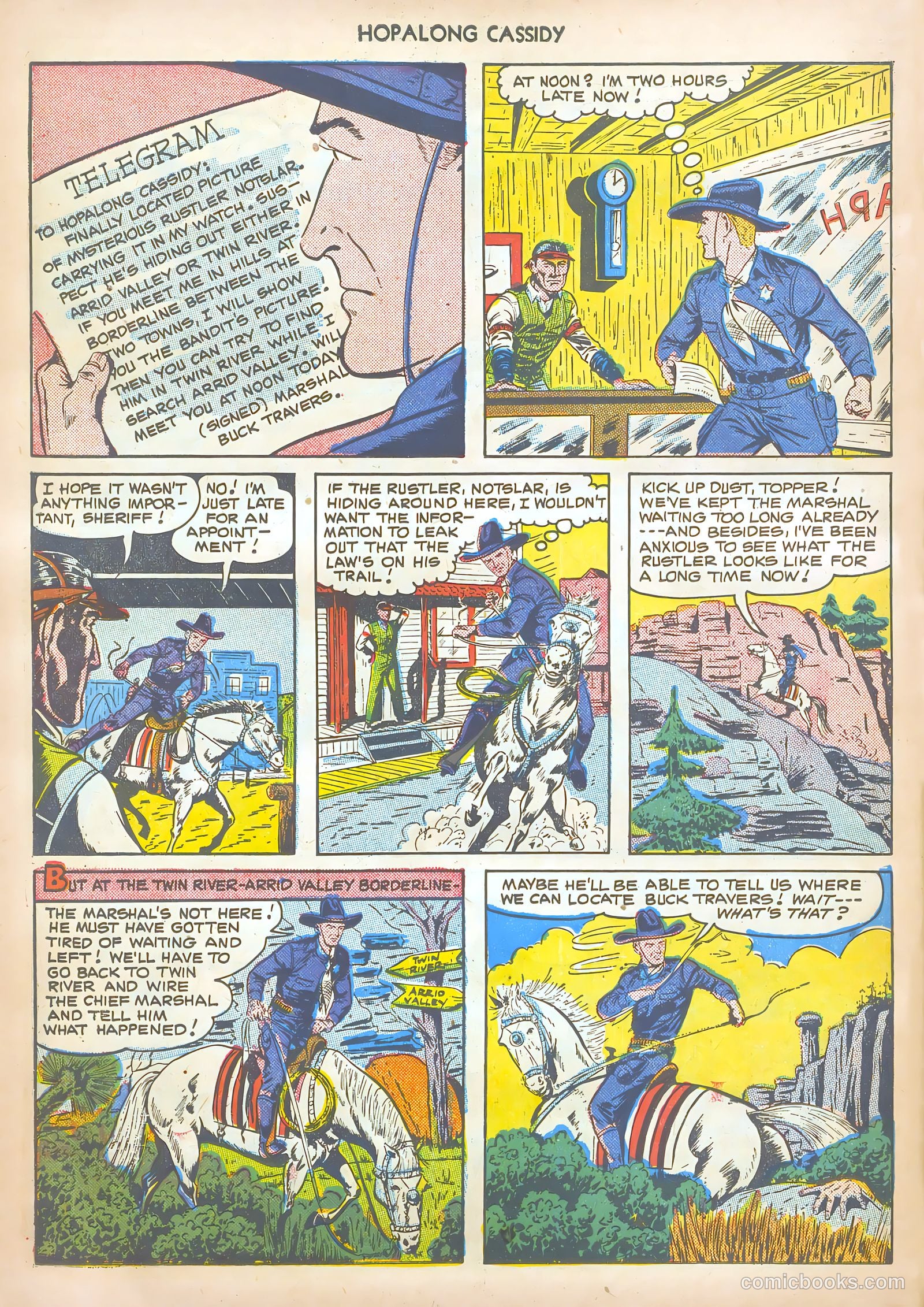 Hopalong Cassidy #51 (1951) — page 42 of 52