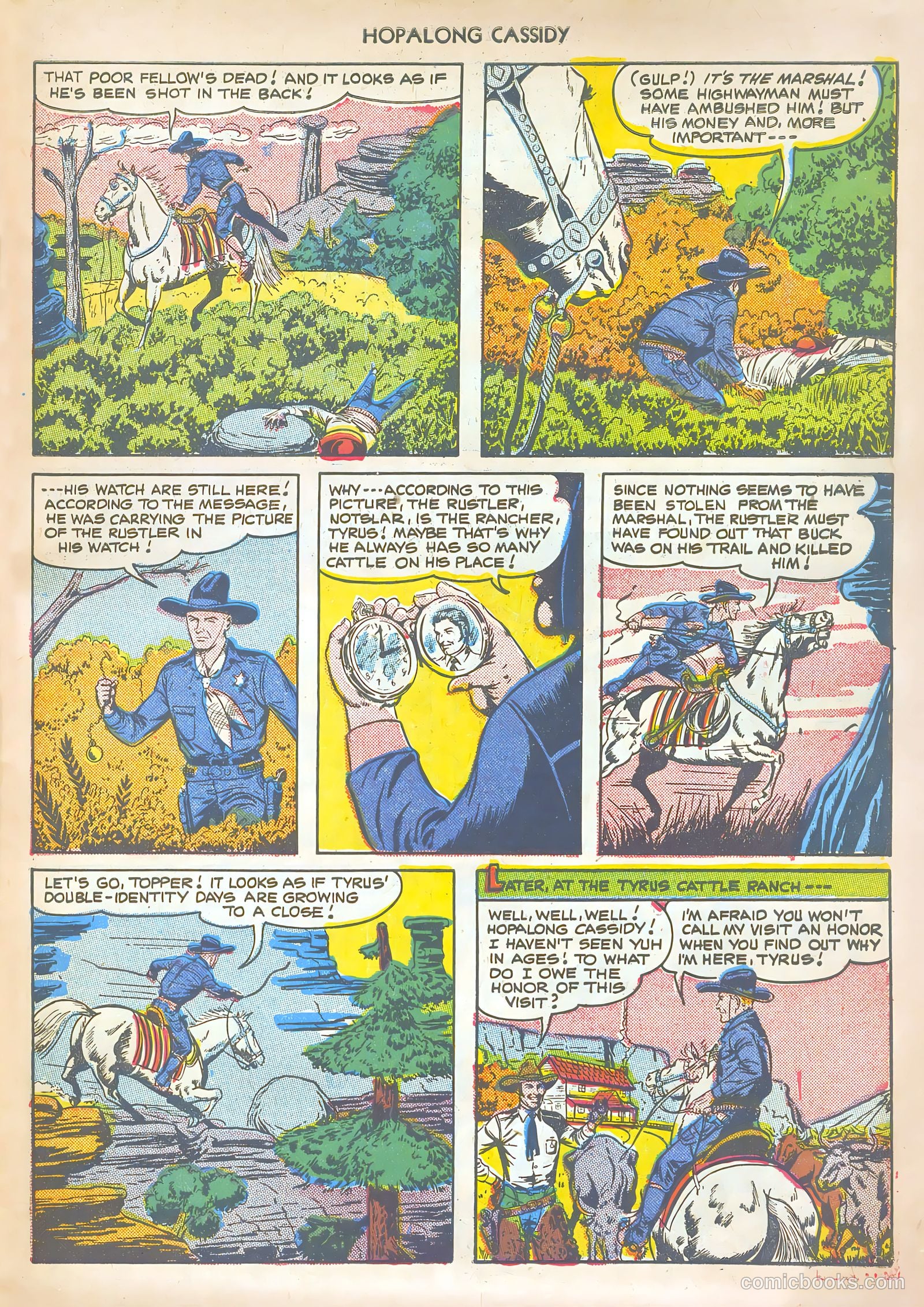 Hopalong Cassidy #51 (1951) — page 43 of 52