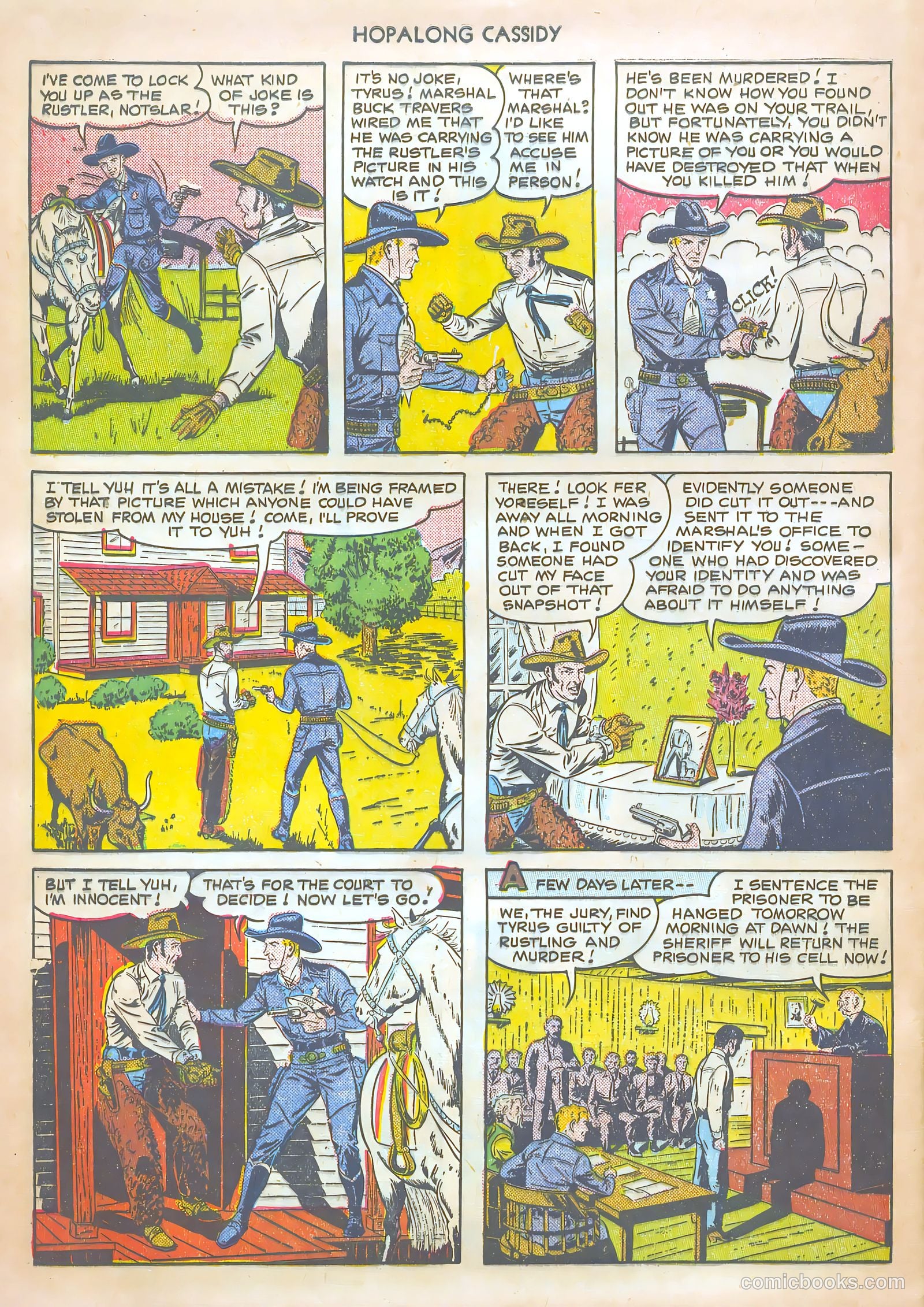 Hopalong Cassidy #51 (1951) — page 44 of 52