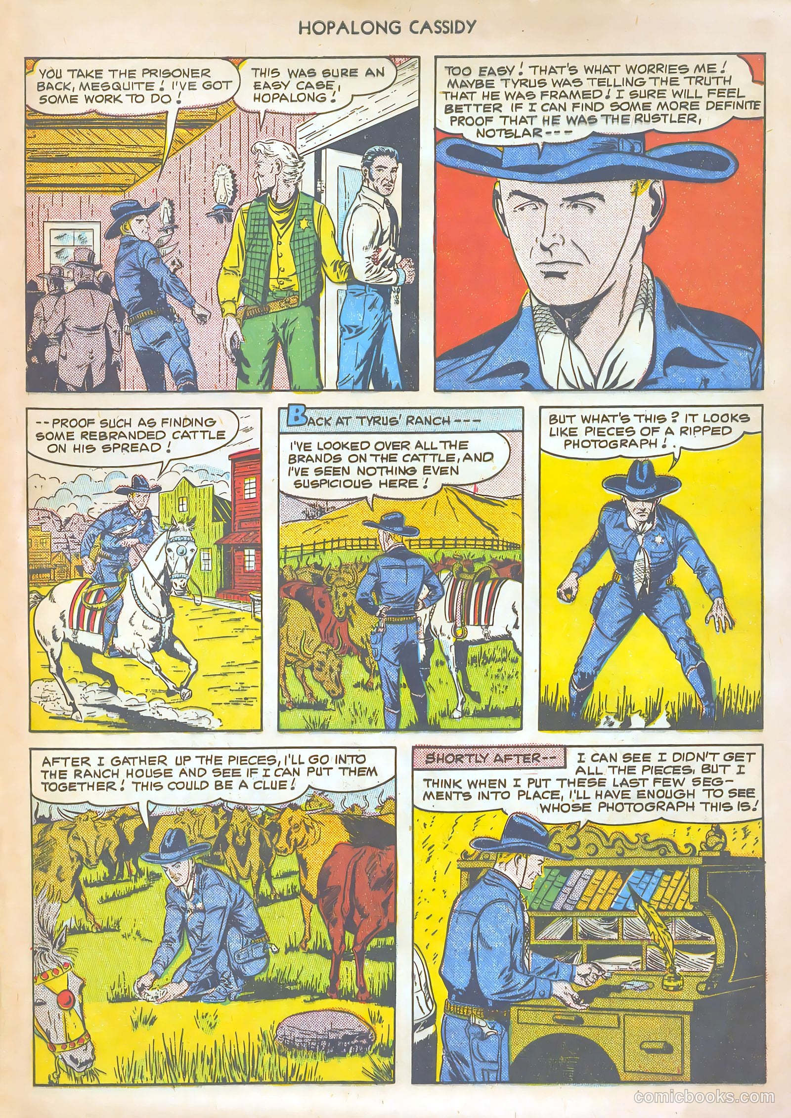 Hopalong Cassidy #51 (1951) — page 45 of 52