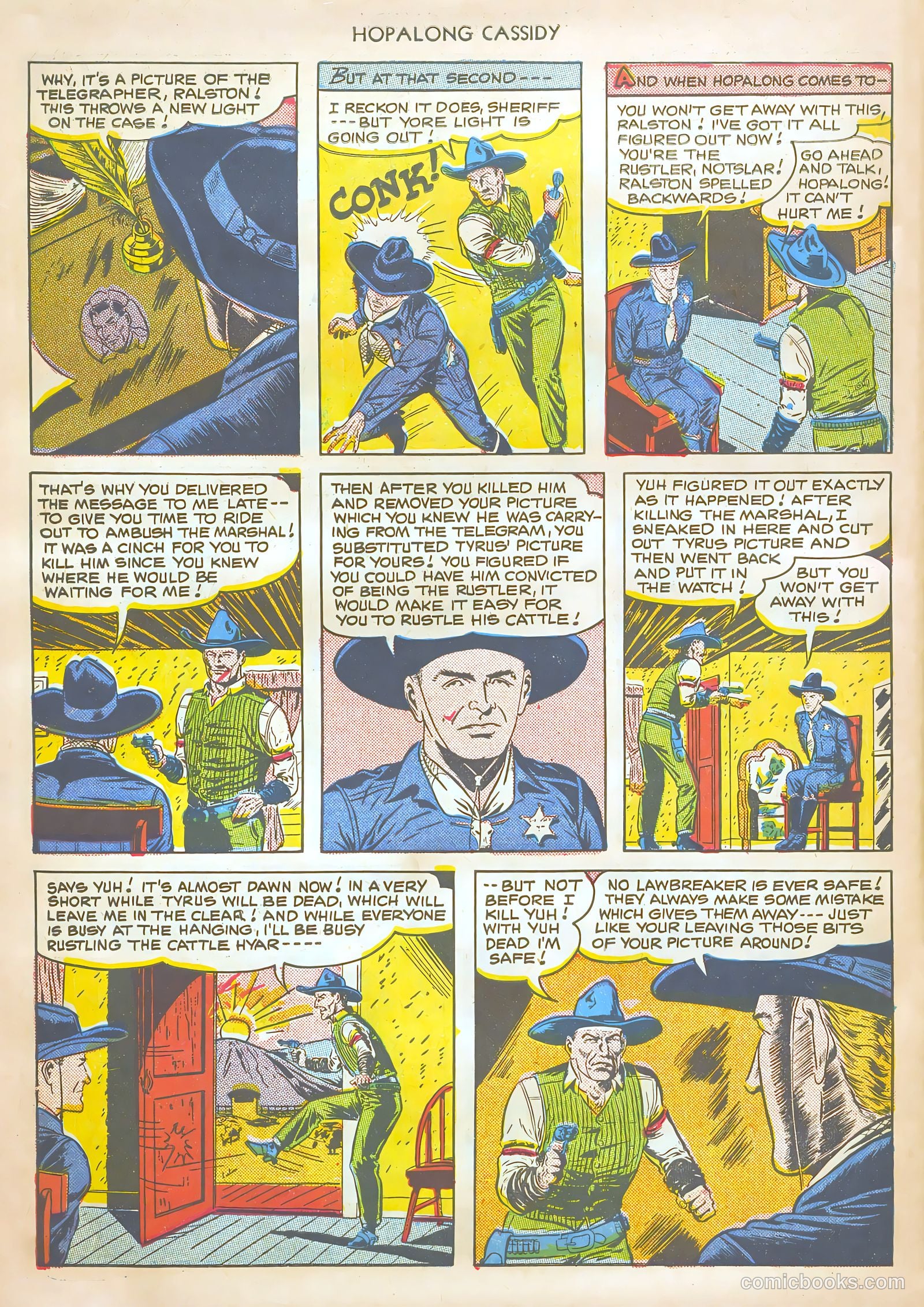Hopalong Cassidy #51 (1951) — page 46 of 52