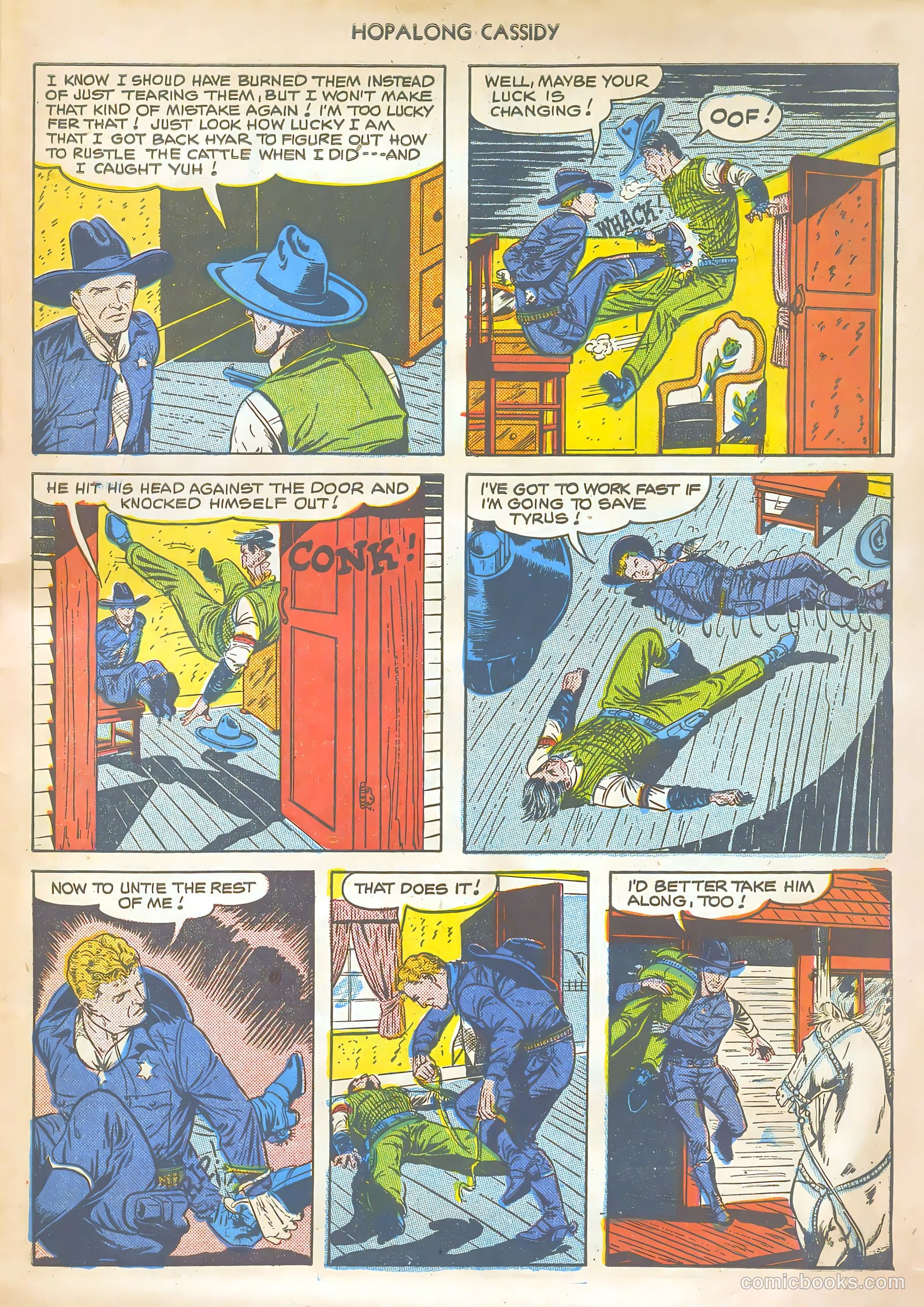 Hopalong Cassidy #51 (1951) — page 47 of 52