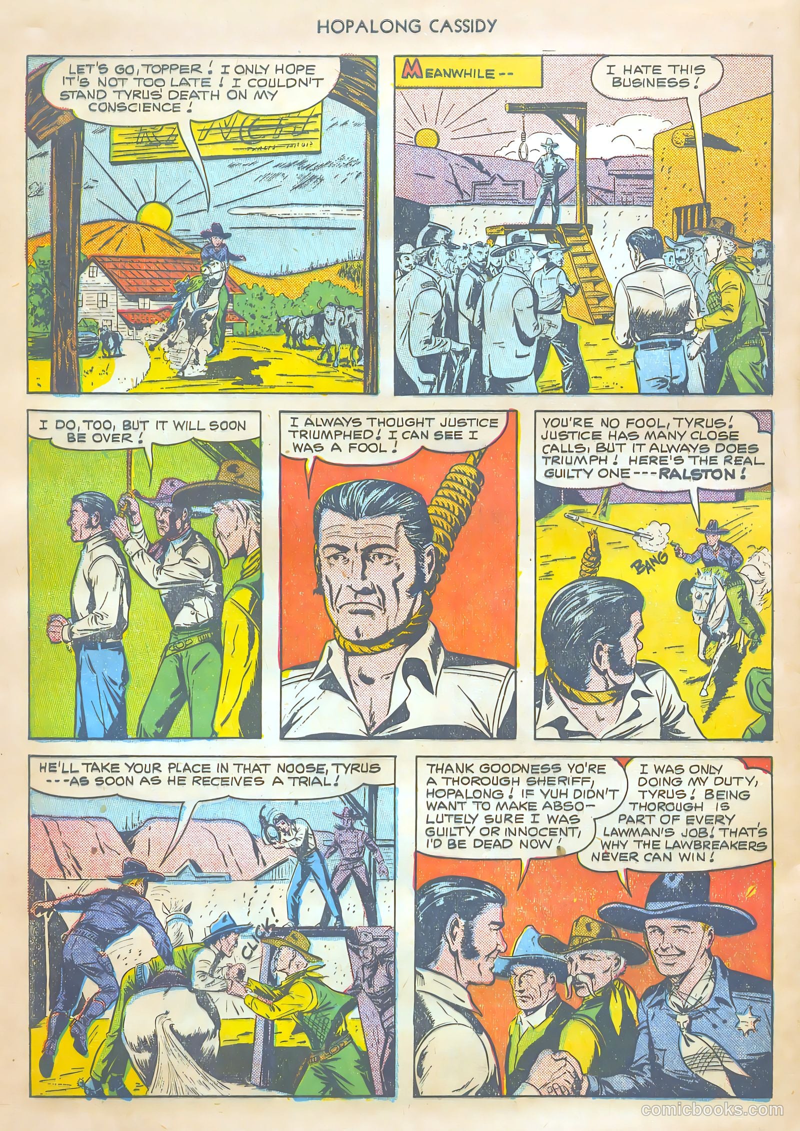 Hopalong Cassidy #51 (1951) — page 48 of 52