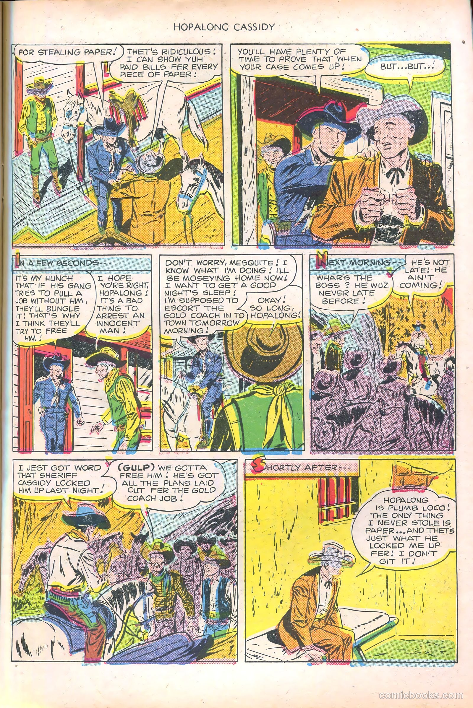 Hopalong Cassidy #52 (1951) — page 7 of 36