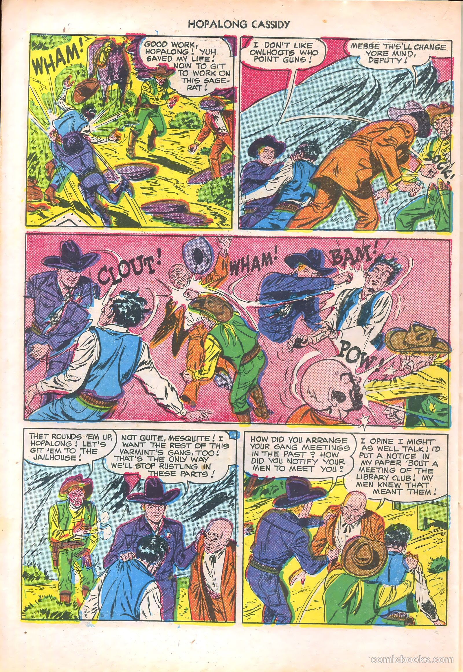 Hopalong Cassidy #52 (1951) — page 22 of 36