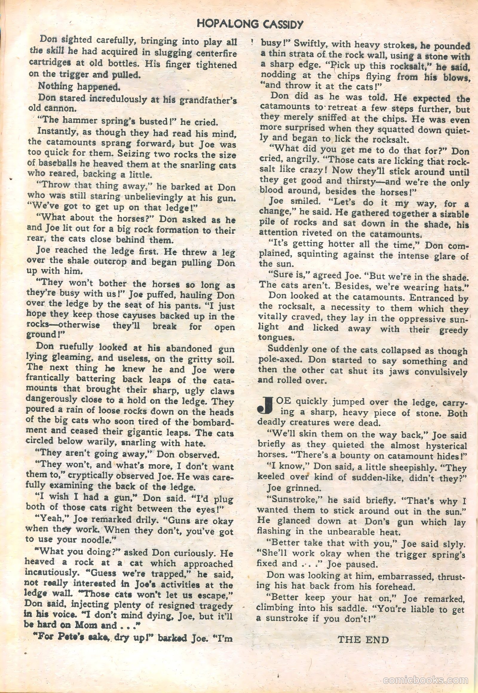 Hopalong Cassidy #52 (1951) — page 28 of 36