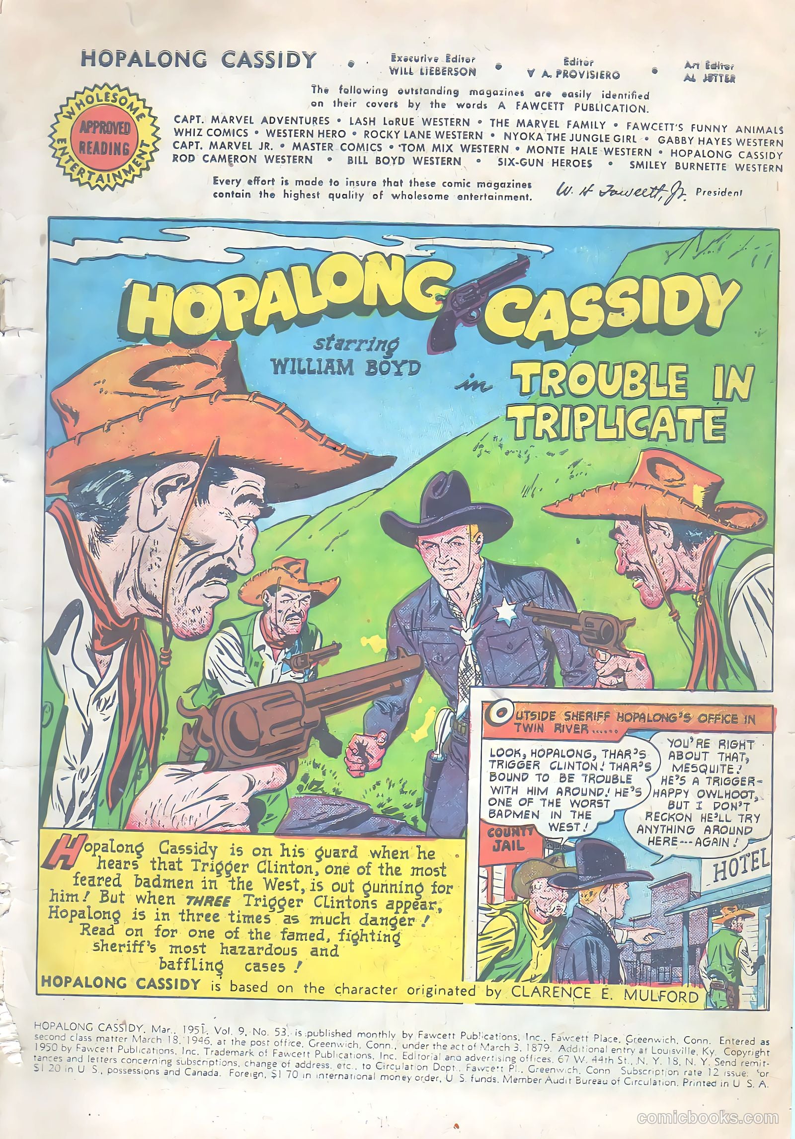 Hopalong Cassidy #53 (1951) — page 2 of 49
