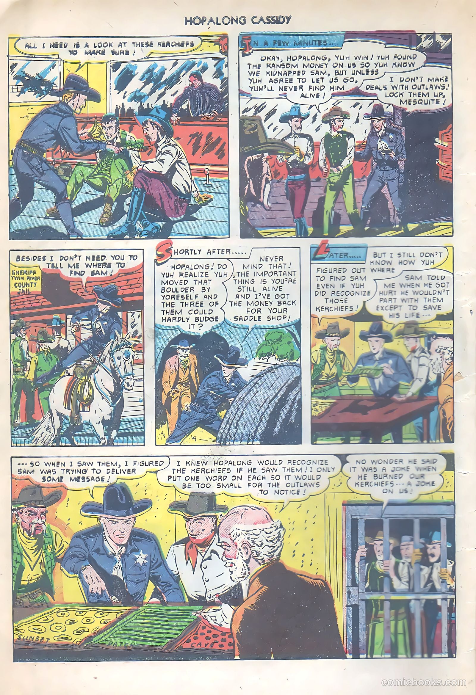 Hopalong Cassidy #53 (1951) — page 21 of 49