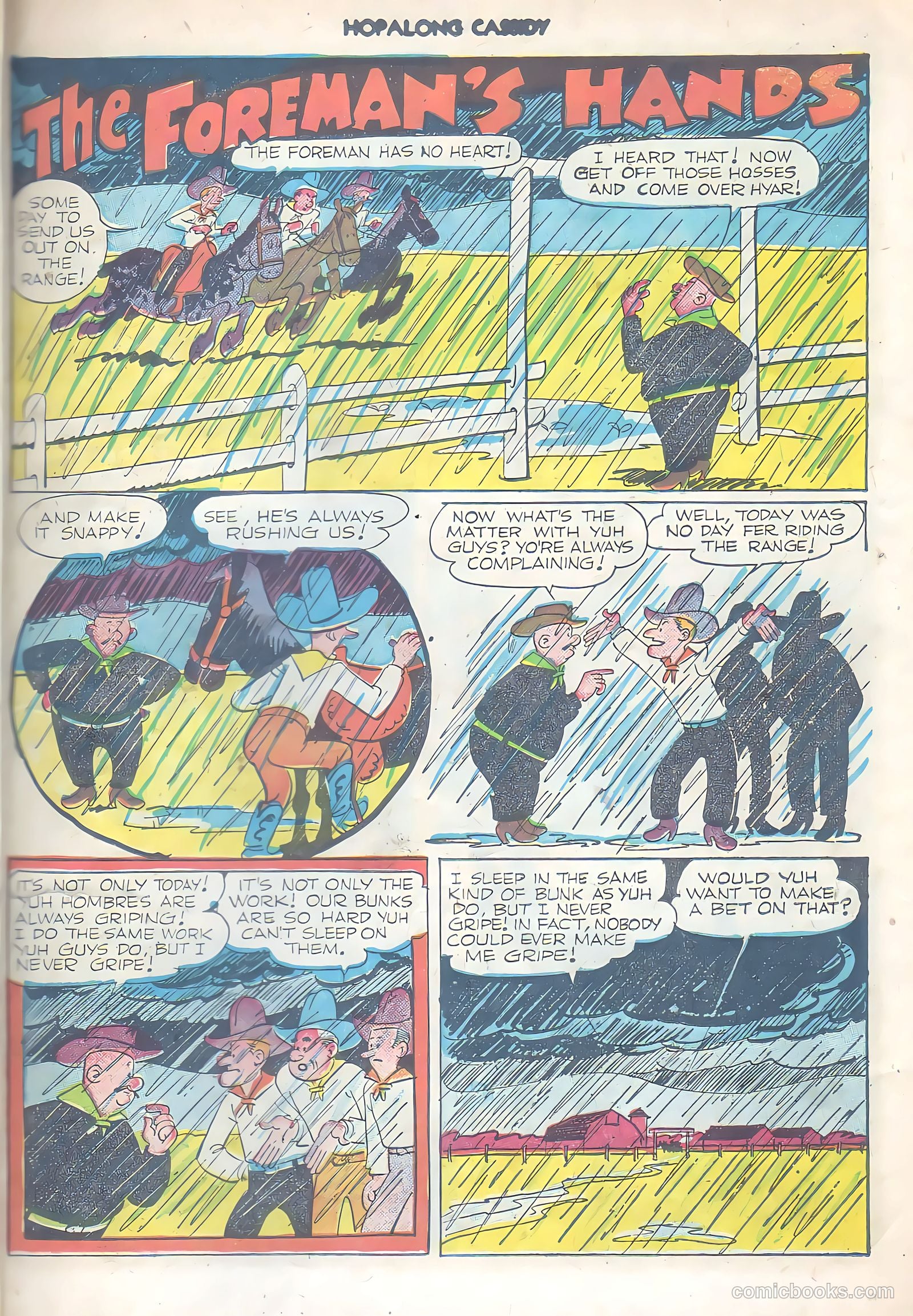 Hopalong Cassidy #53 (1951) — page 38 of 49
