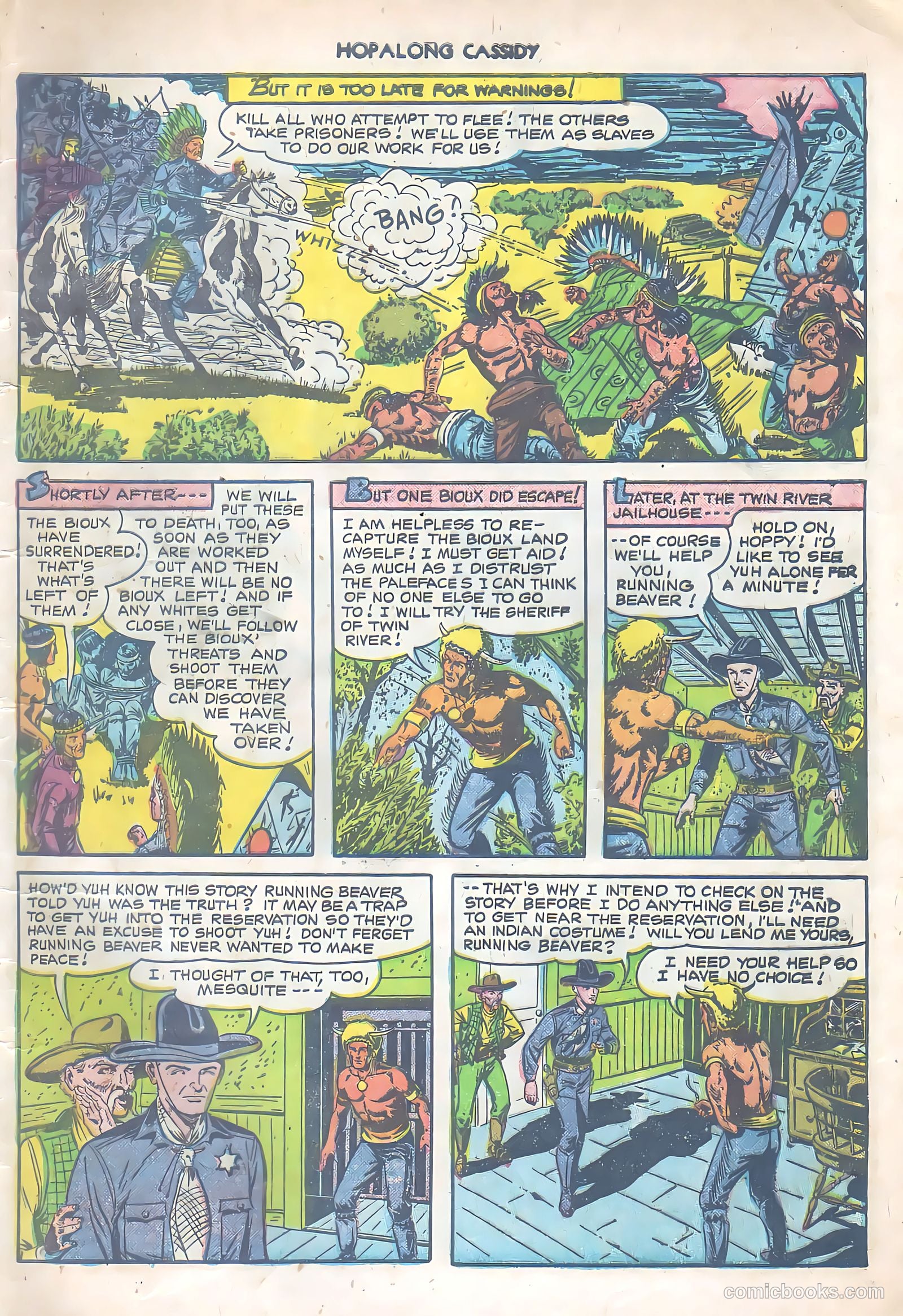 Hopalong Cassidy #53 (1951) — page 44 of 49