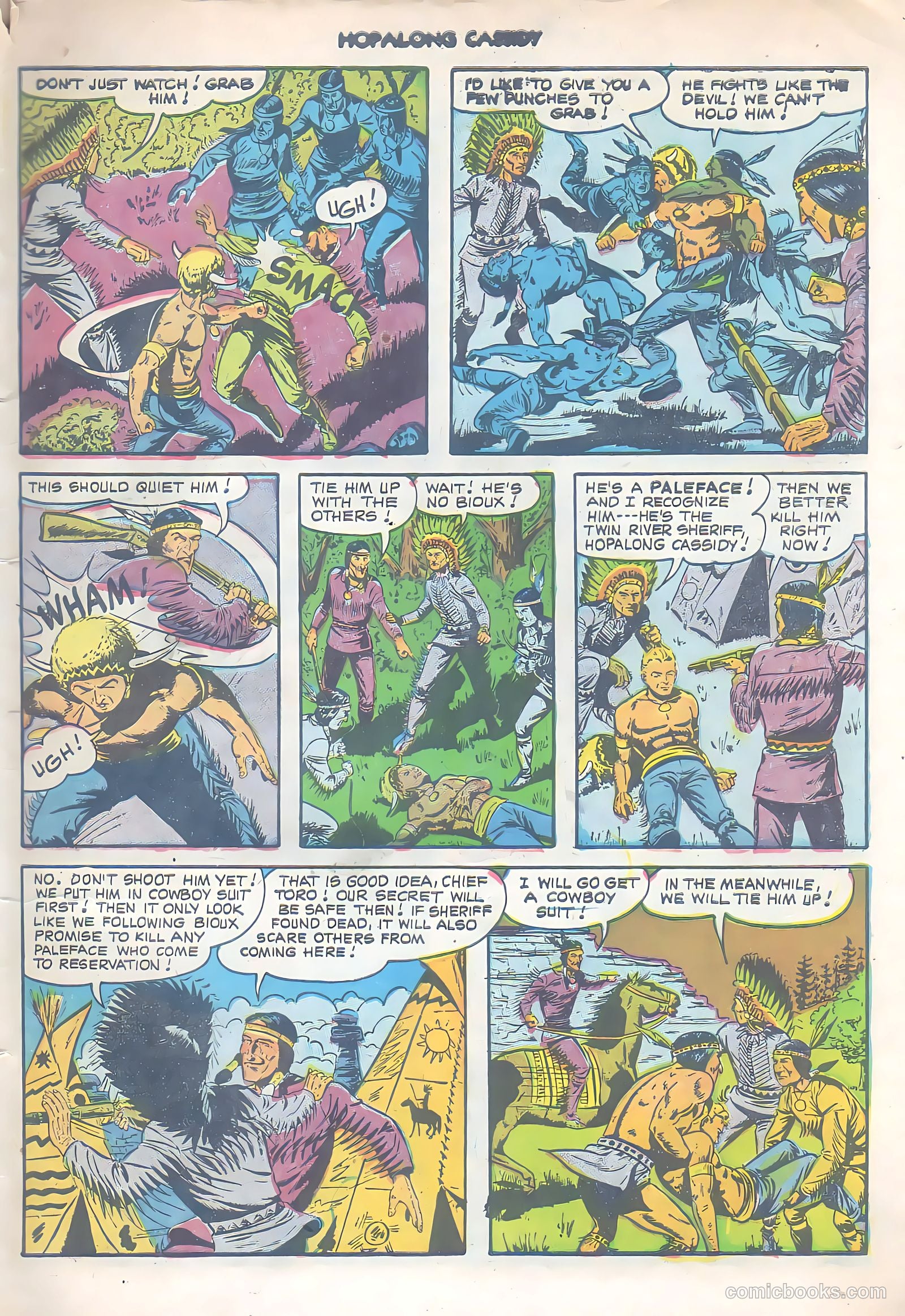 Hopalong Cassidy #53 (1951) — page 46 of 49