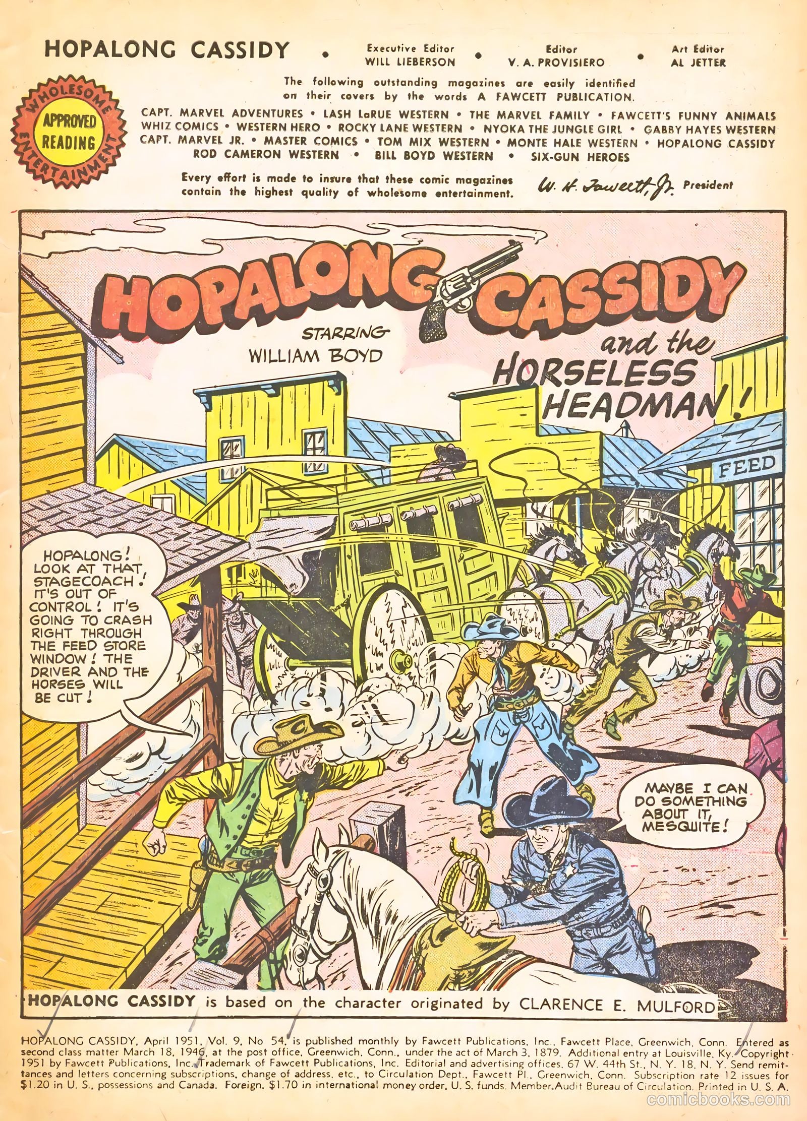Hopalong Cassidy #54 (1951) — page 3 of 52