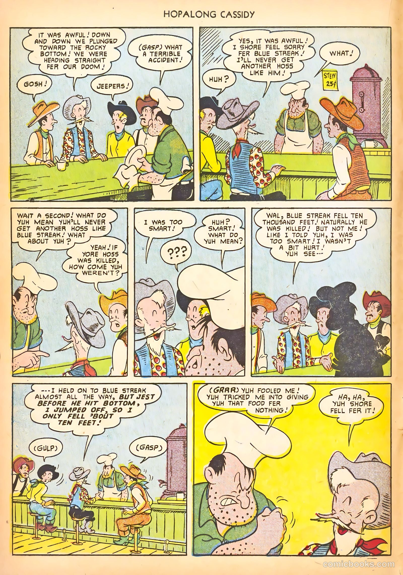 Hopalong Cassidy #54 (1951) — page 16 of 52
