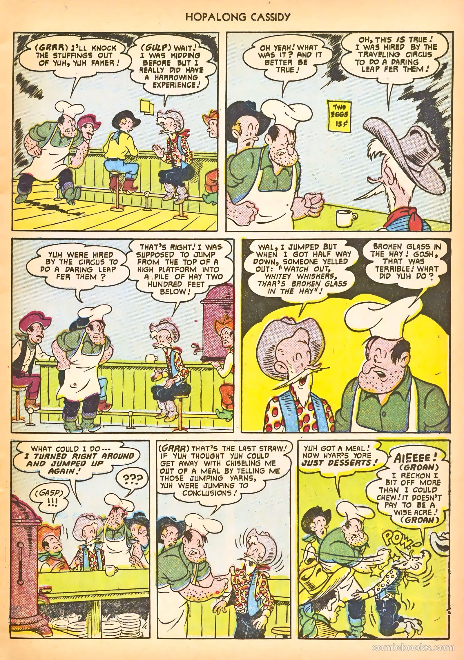 Hopalong Cassidy #54 (1951) — page 17 of 52