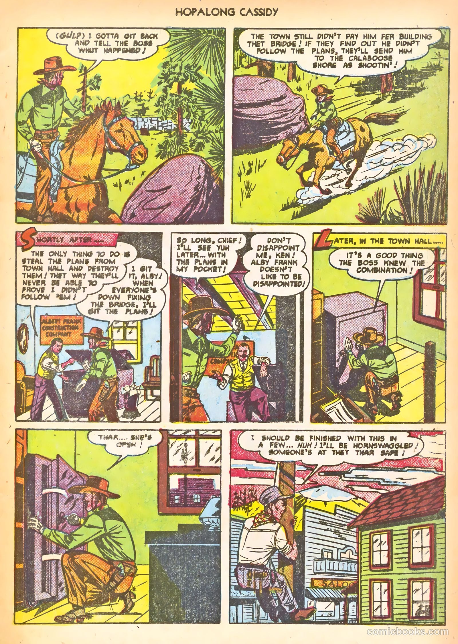 Hopalong Cassidy #54 (1951) — page 19 of 52