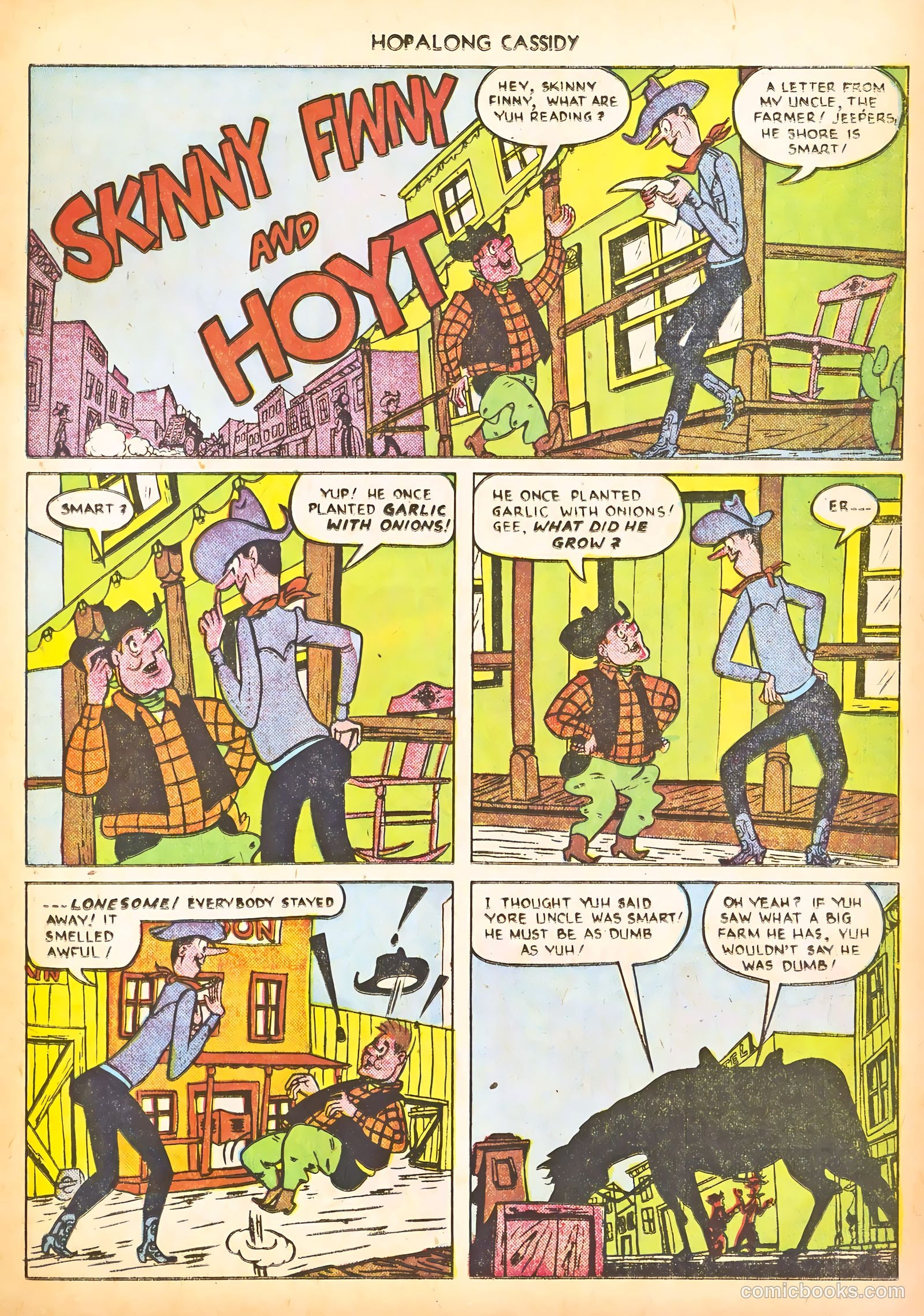 Hopalong Cassidy #54 (1951) — page 25 of 52