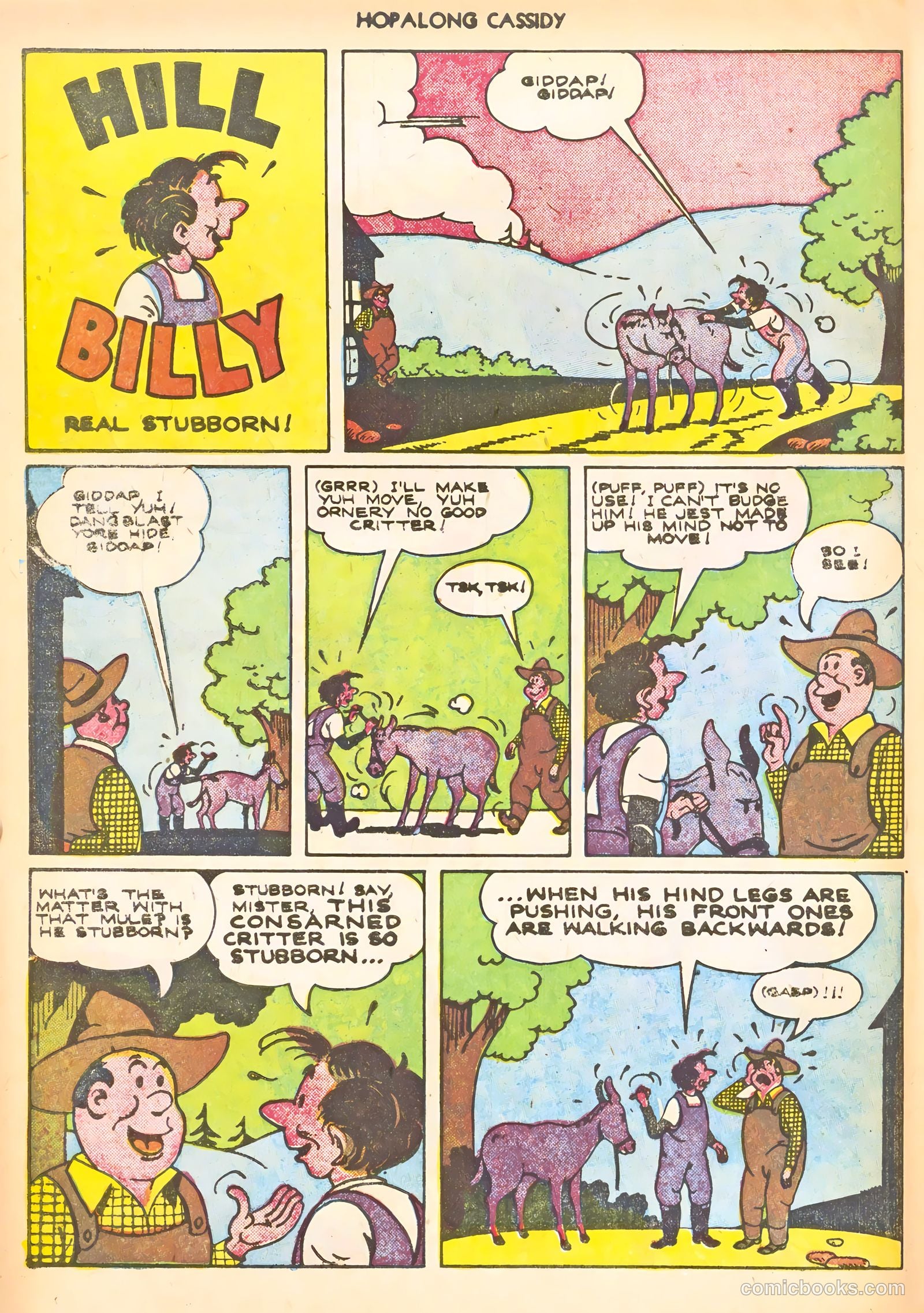 Hopalong Cassidy #54 (1951) — page 34 of 52