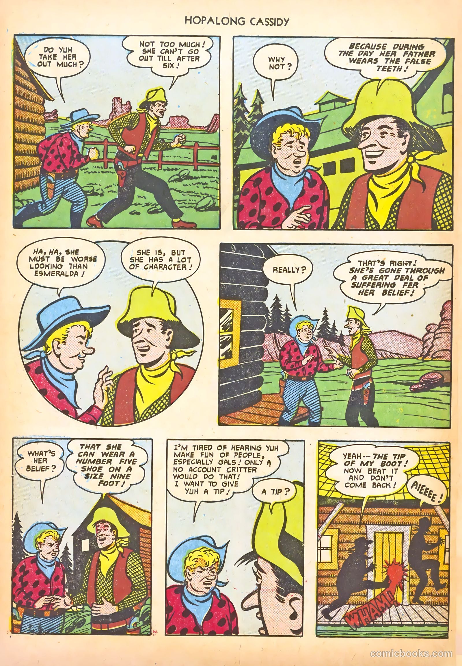 Hopalong Cassidy #54 (1951) — page 42 of 52
