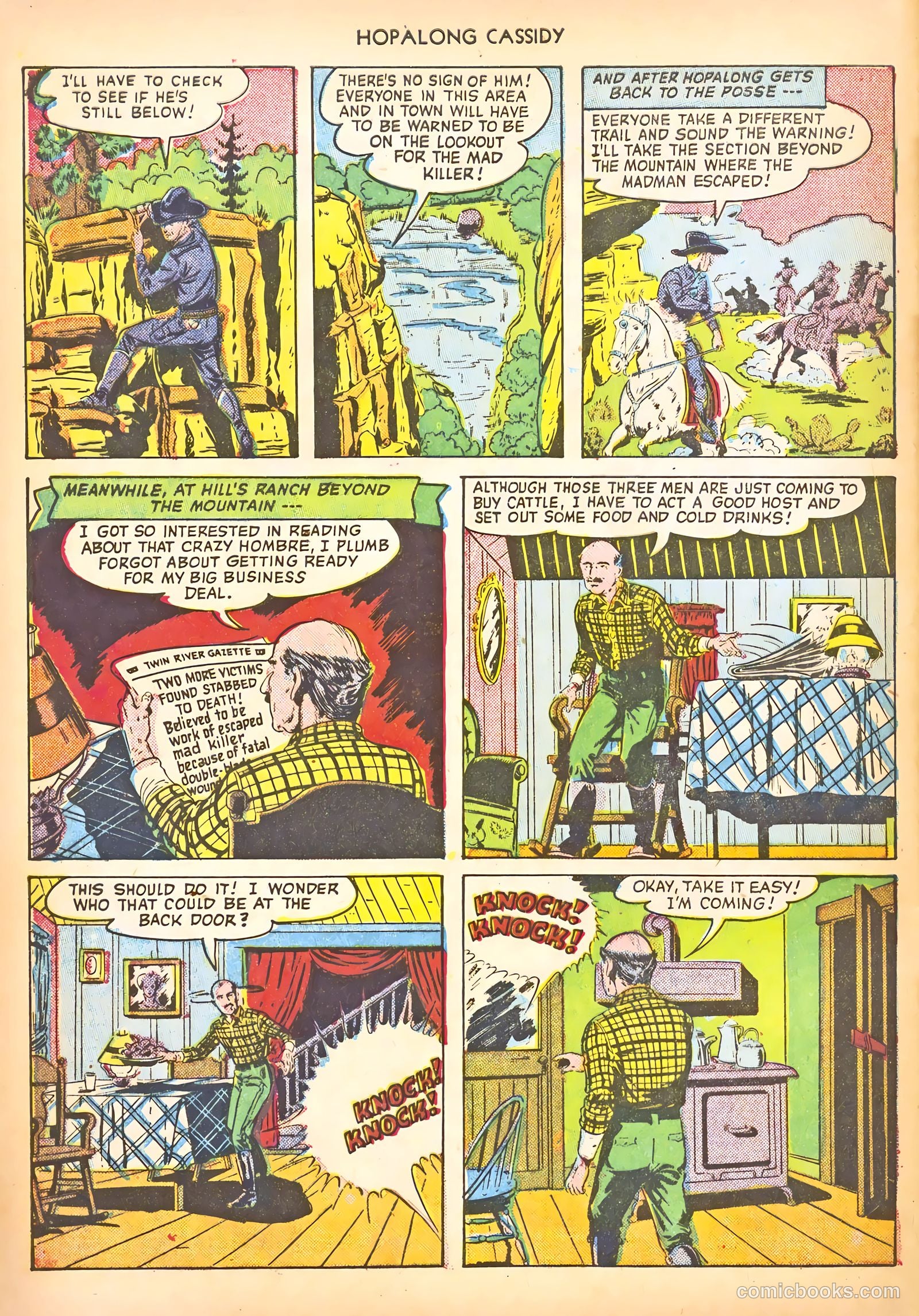 Hopalong Cassidy #54 (1951) — page 44 of 52