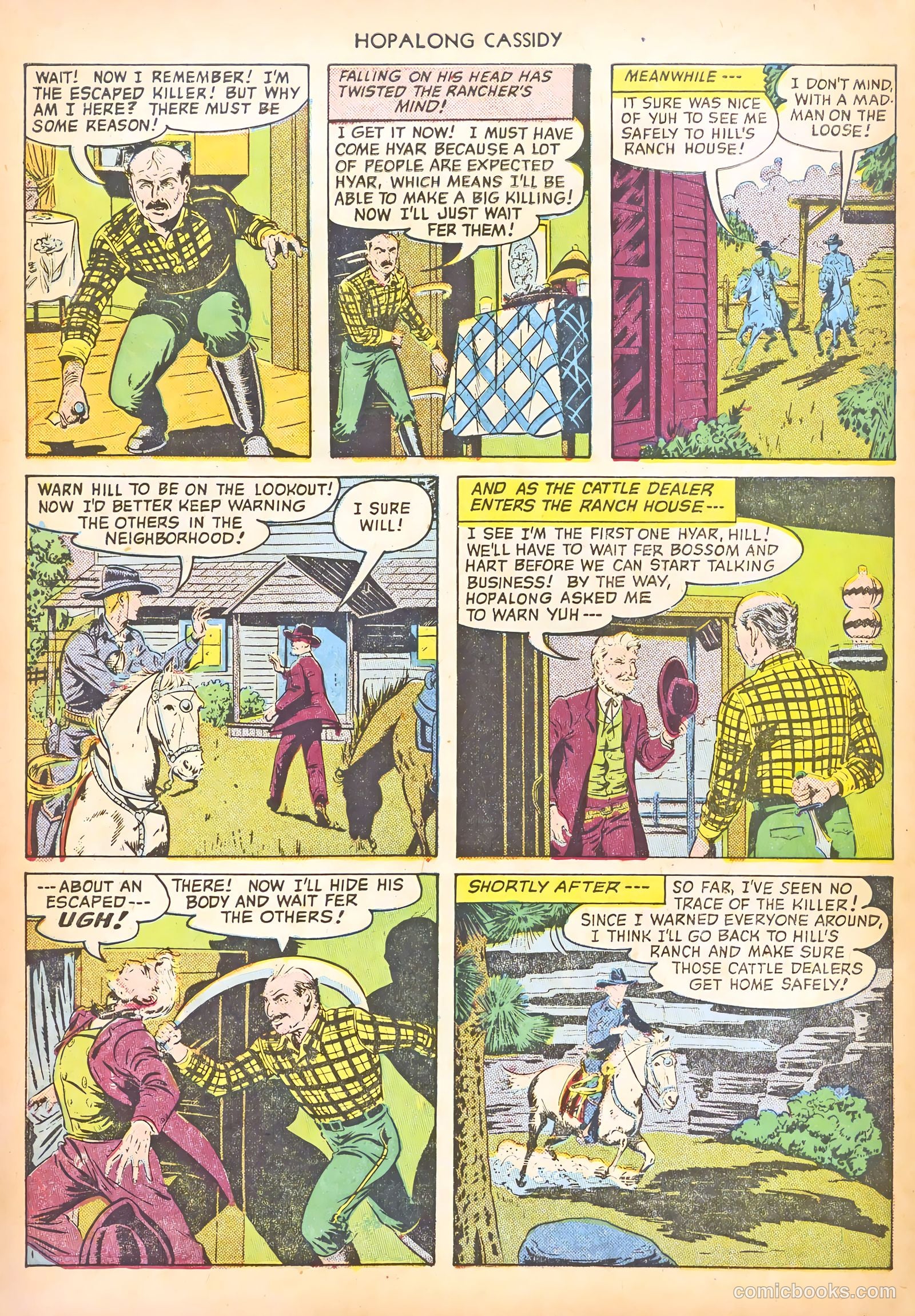 Hopalong Cassidy #54 (1951) — page 46 of 52
