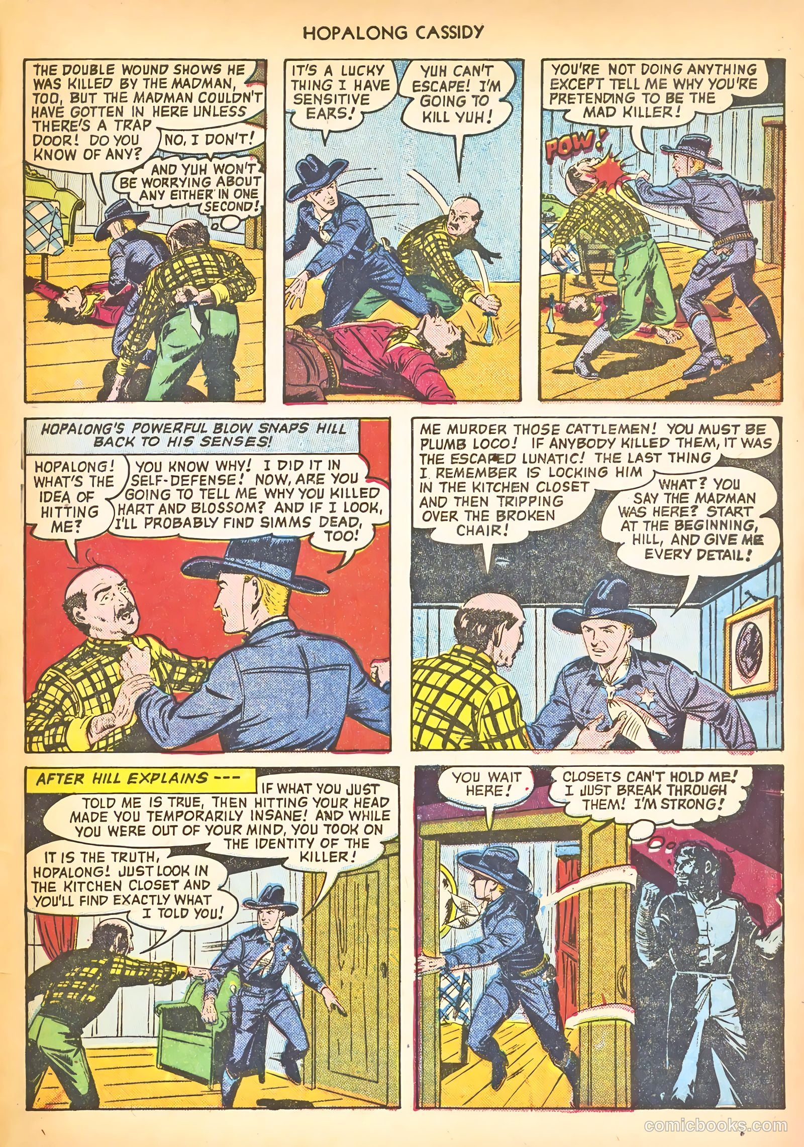 Hopalong Cassidy #54 (1951) — page 49 of 52