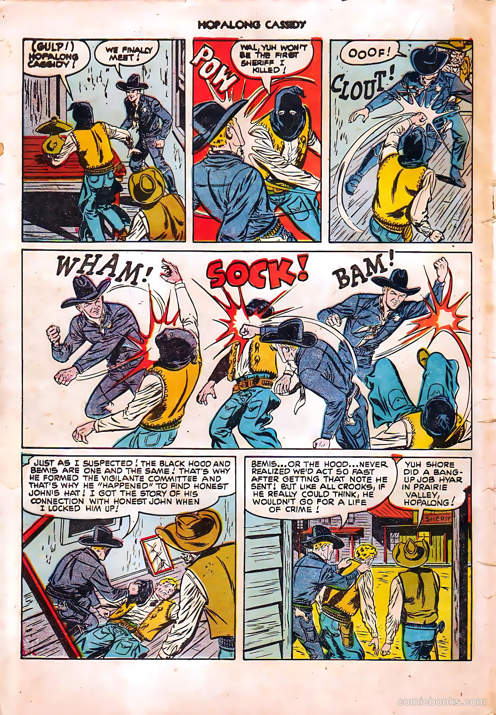 Hopalong Cassidy #55 (1951) — page 33 of 33