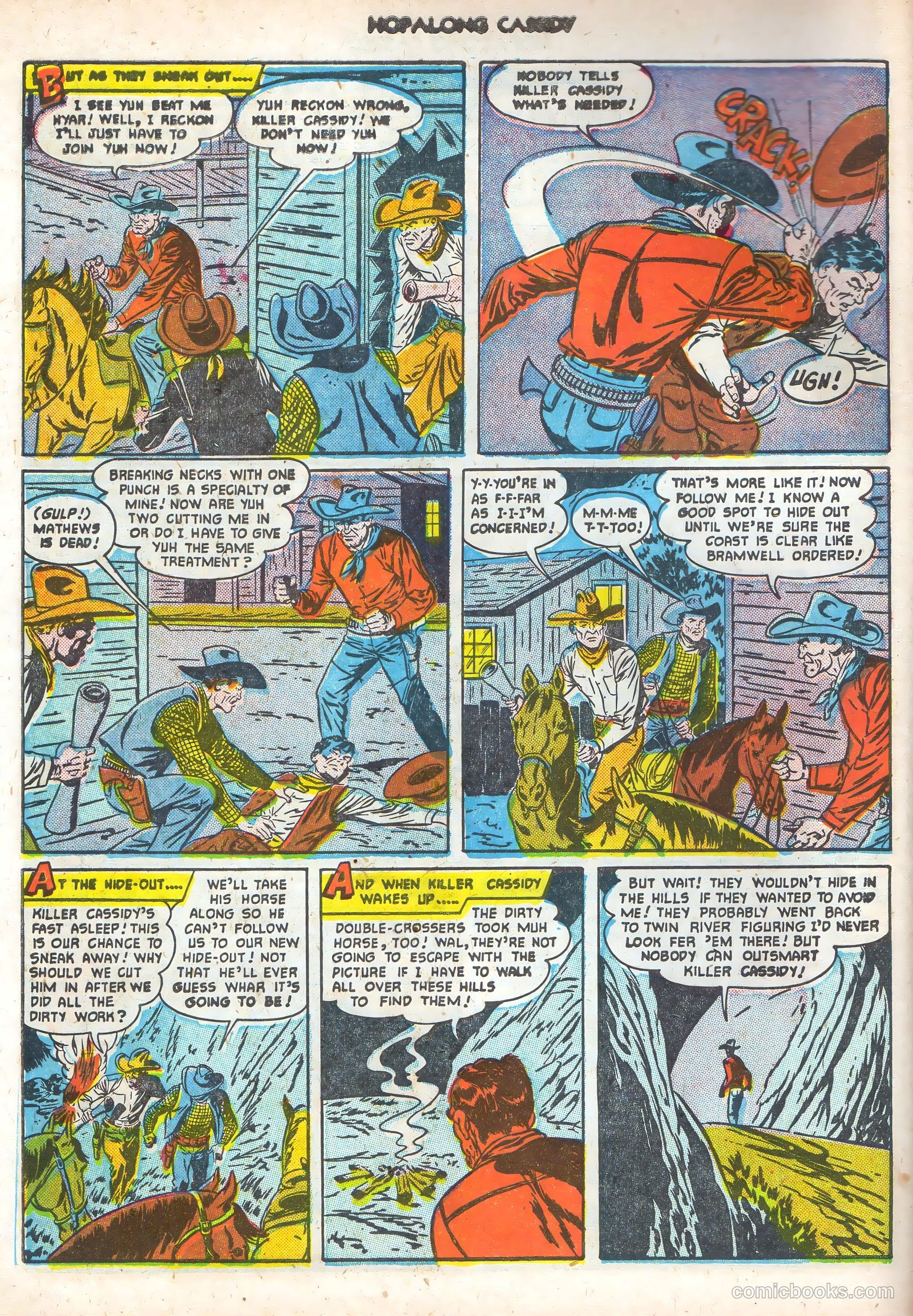 Hopalong Cassidy #56 (1951) — page 6 of 52