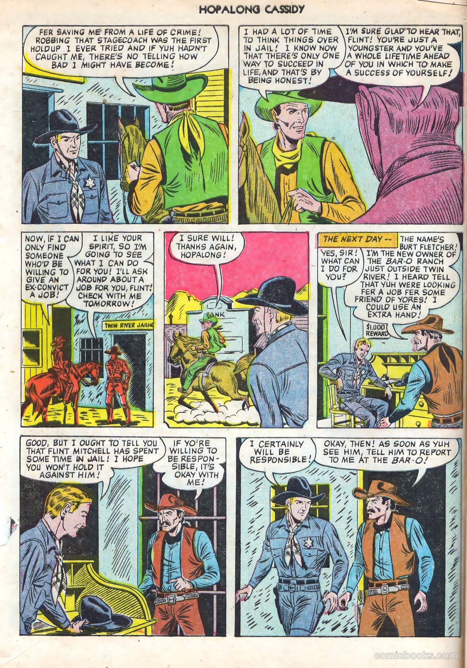 Hopalong Cassidy #56 (1951) — page 20 of 52