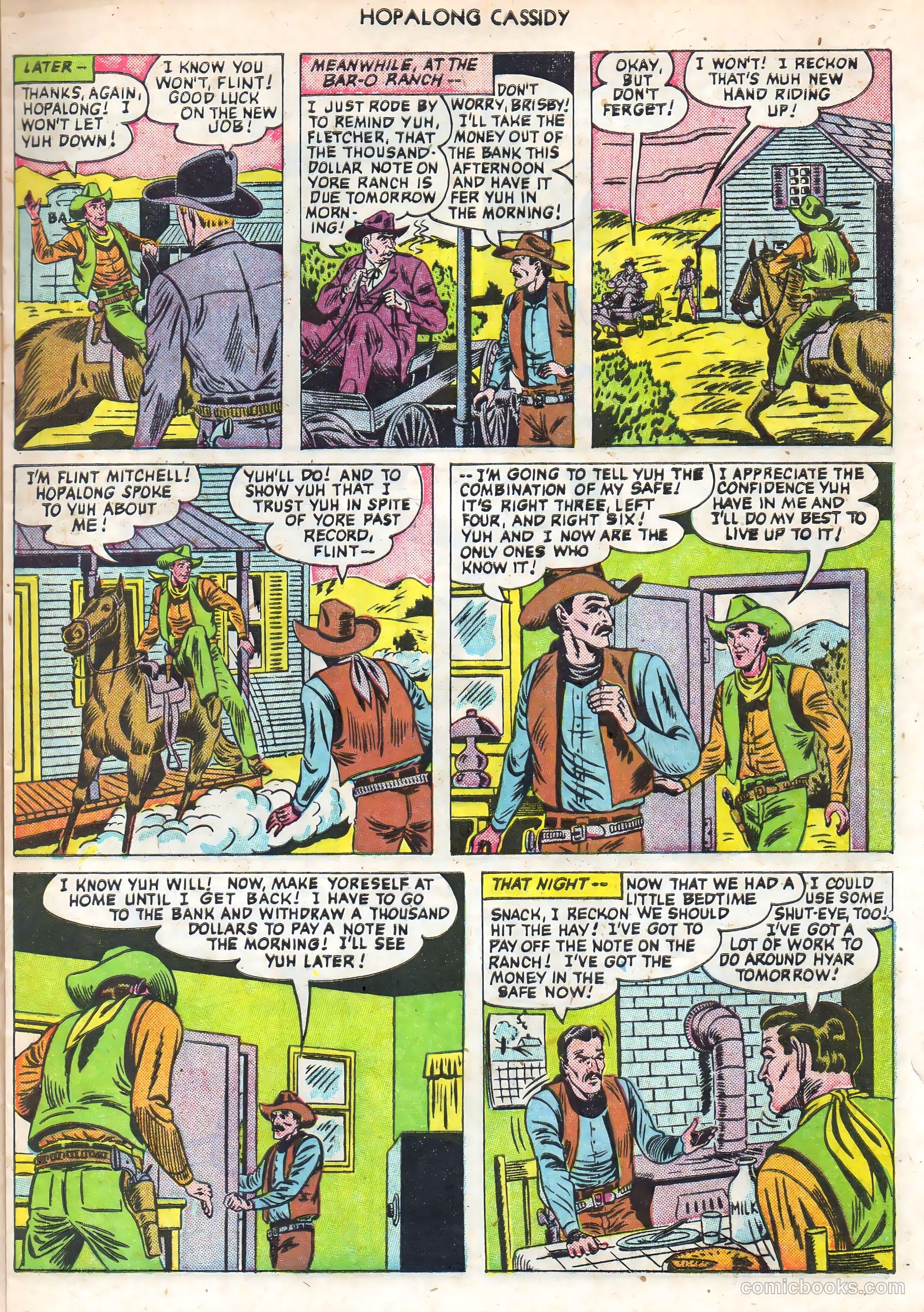 Hopalong Cassidy #56 (1951) — page 21 of 52