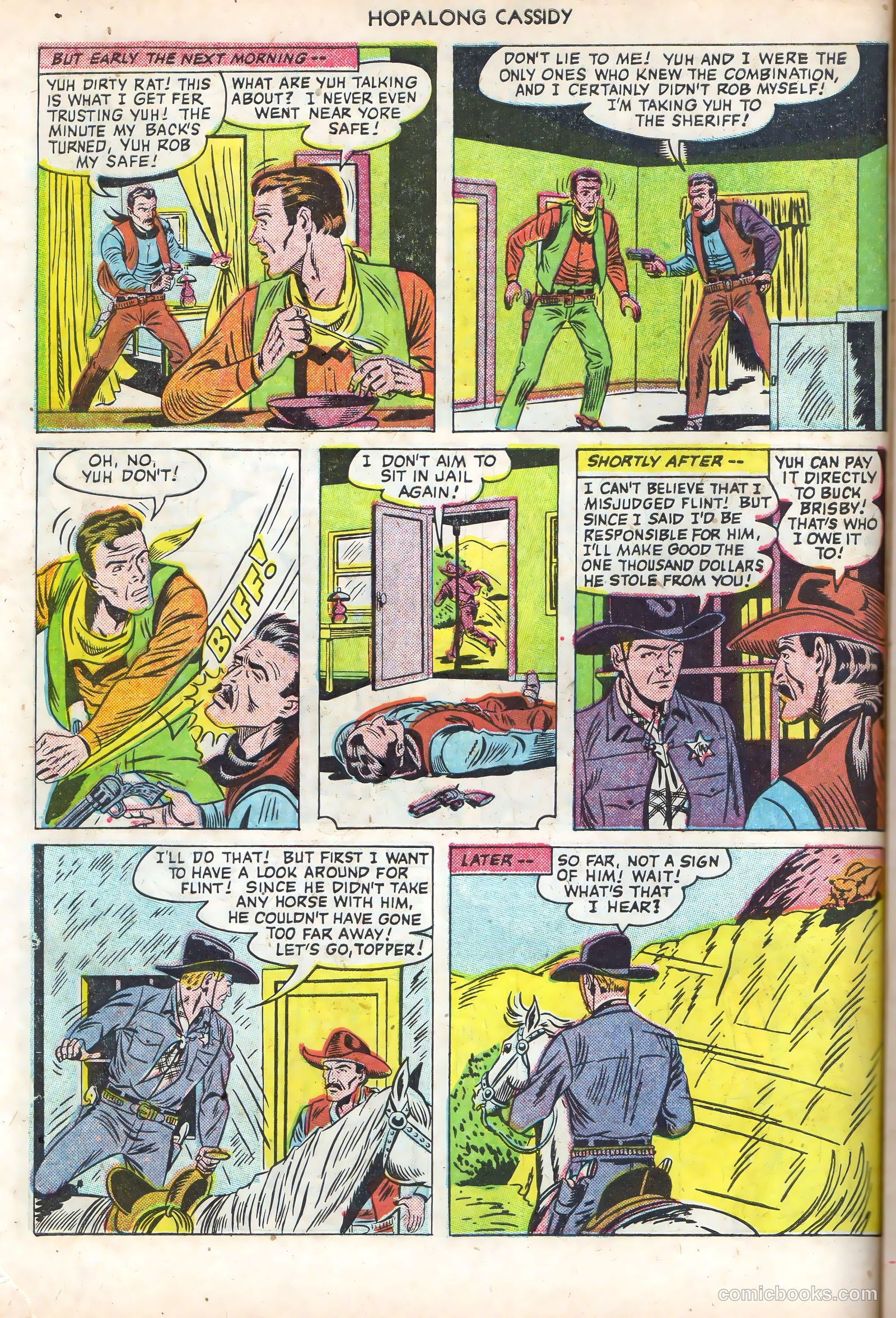 Hopalong Cassidy #56 (1951) — page 22 of 52