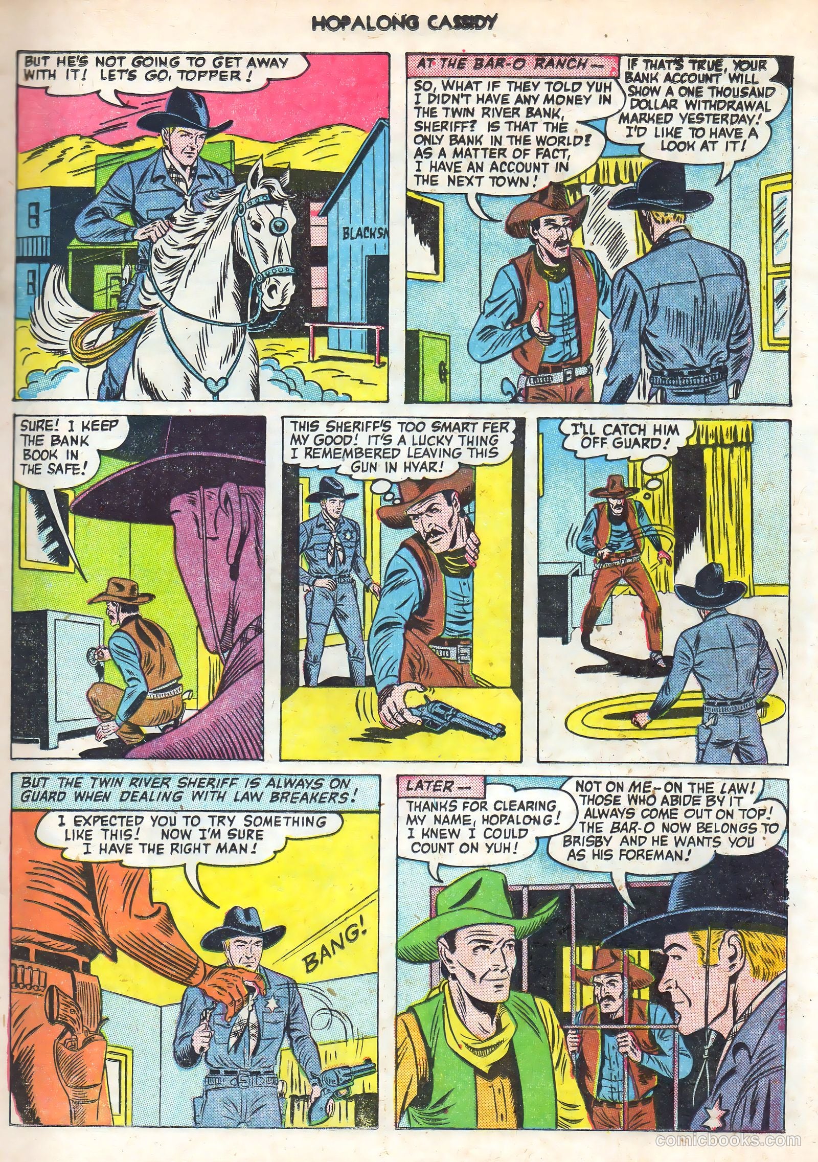 Hopalong Cassidy #56 (1951) — page 25 of 52